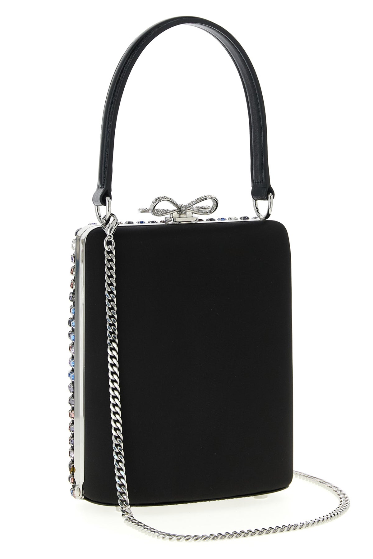 SELF PORTRAIT 'Multi Crystal Chainmail' mini handbag For Women 97% polyester 3% elastane