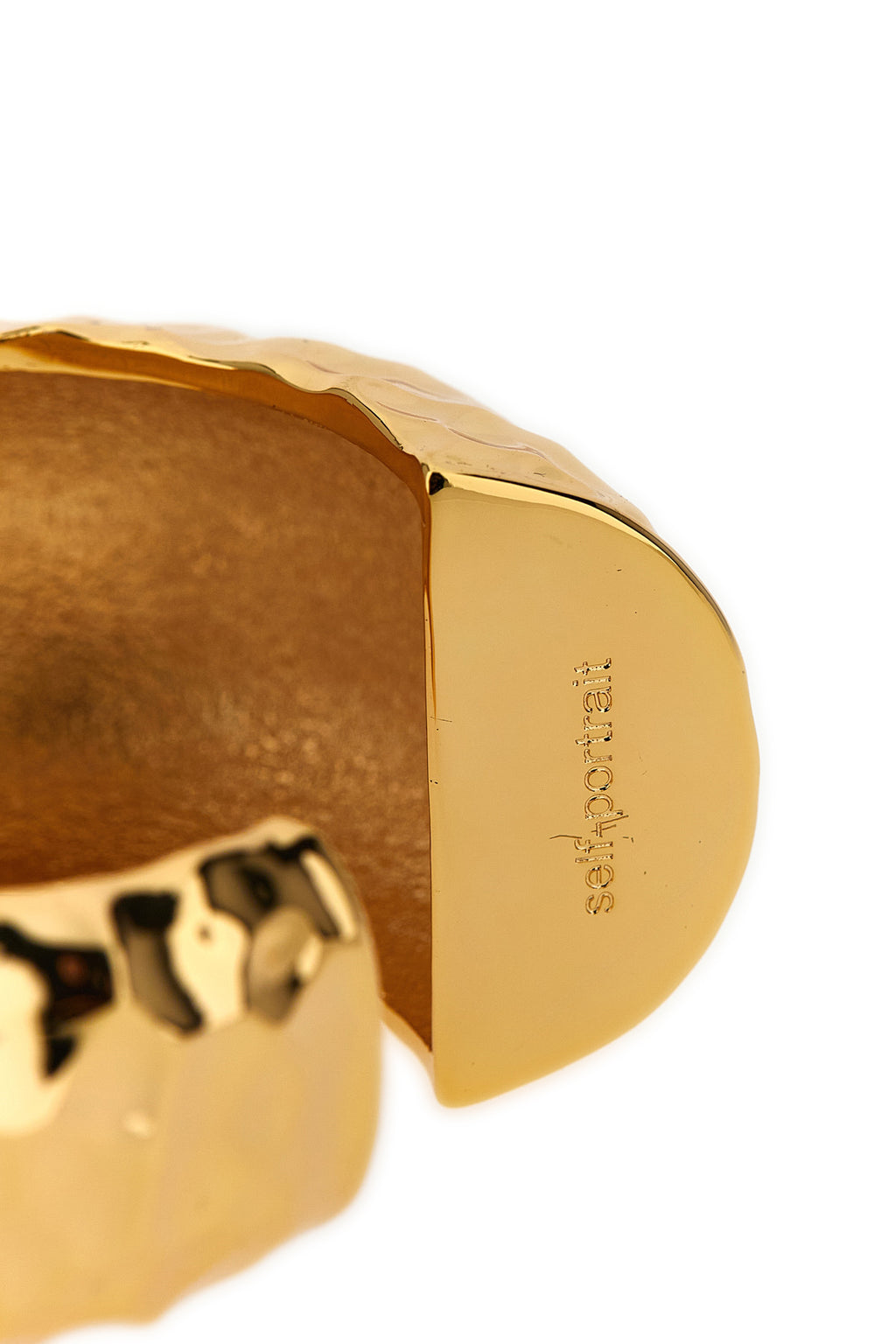 SELF PORTRAIT 'Hammered Gold Cuff' bracelet For Women 100% copper