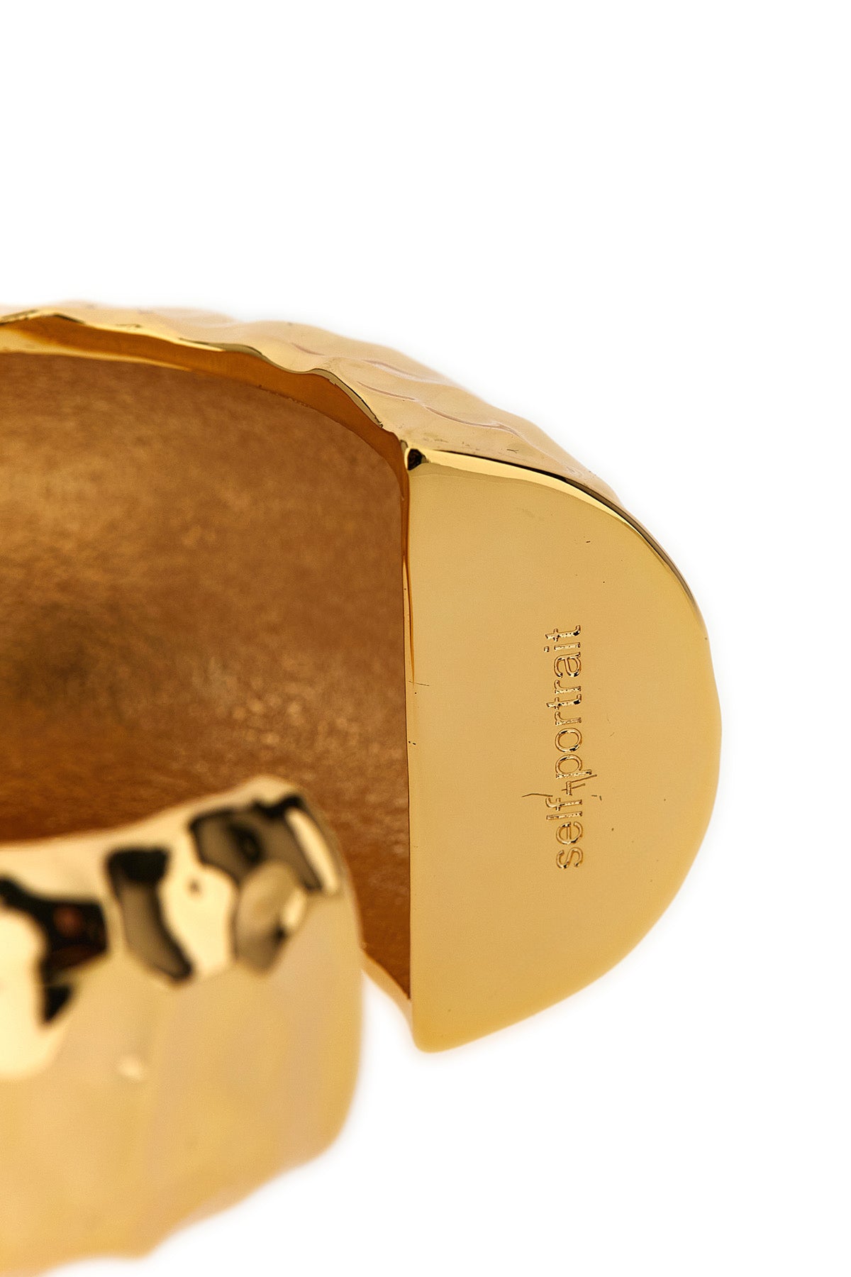 SELF PORTRAIT 'Hammered Gold Cuff' bracelet
