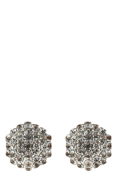 SELF PORTRAIT 'Crystal Flower' earrings For Women 55% brass 43% glass 2% st