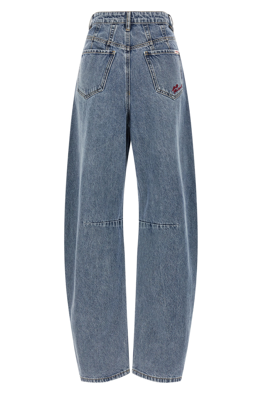 SELF PORTRAIT 'Blue Barrel Leg' jeans