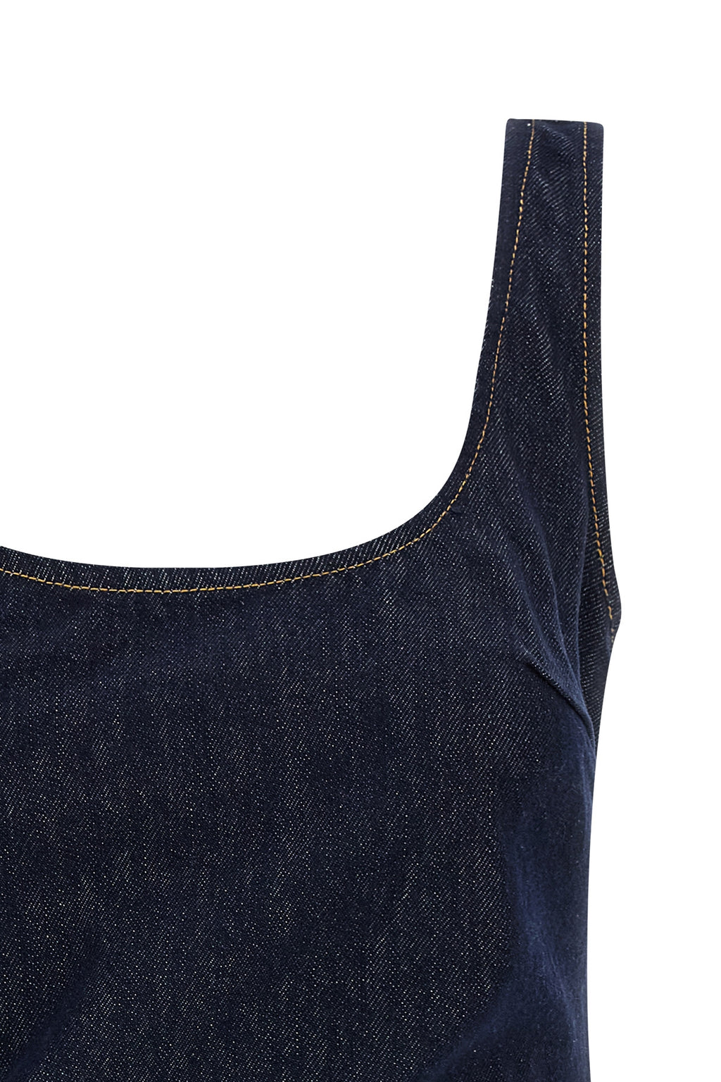 SELF PORTRAIT 'Indigo Denim 3D Flower Mini' dress For Women 100% cotton