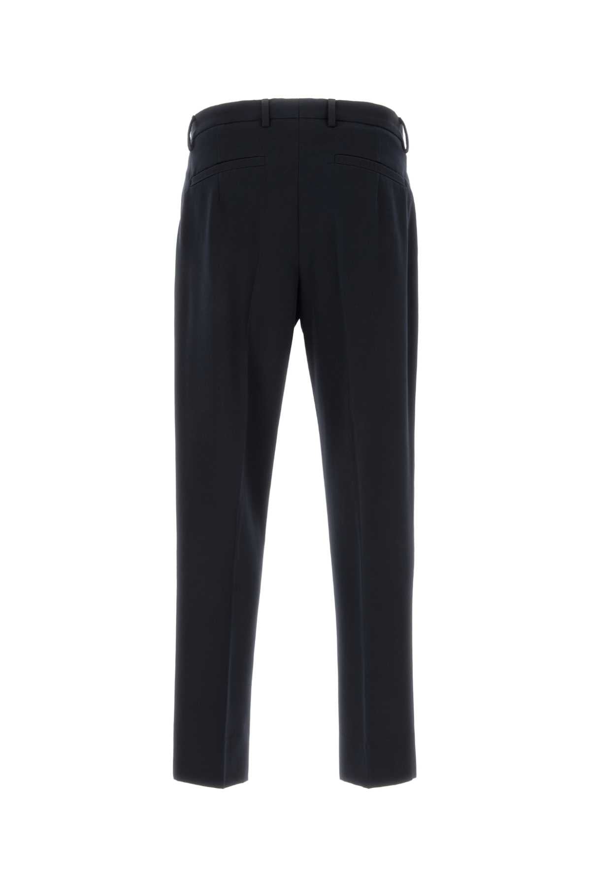 ZEGNA COTTON AND WOOL PANTS