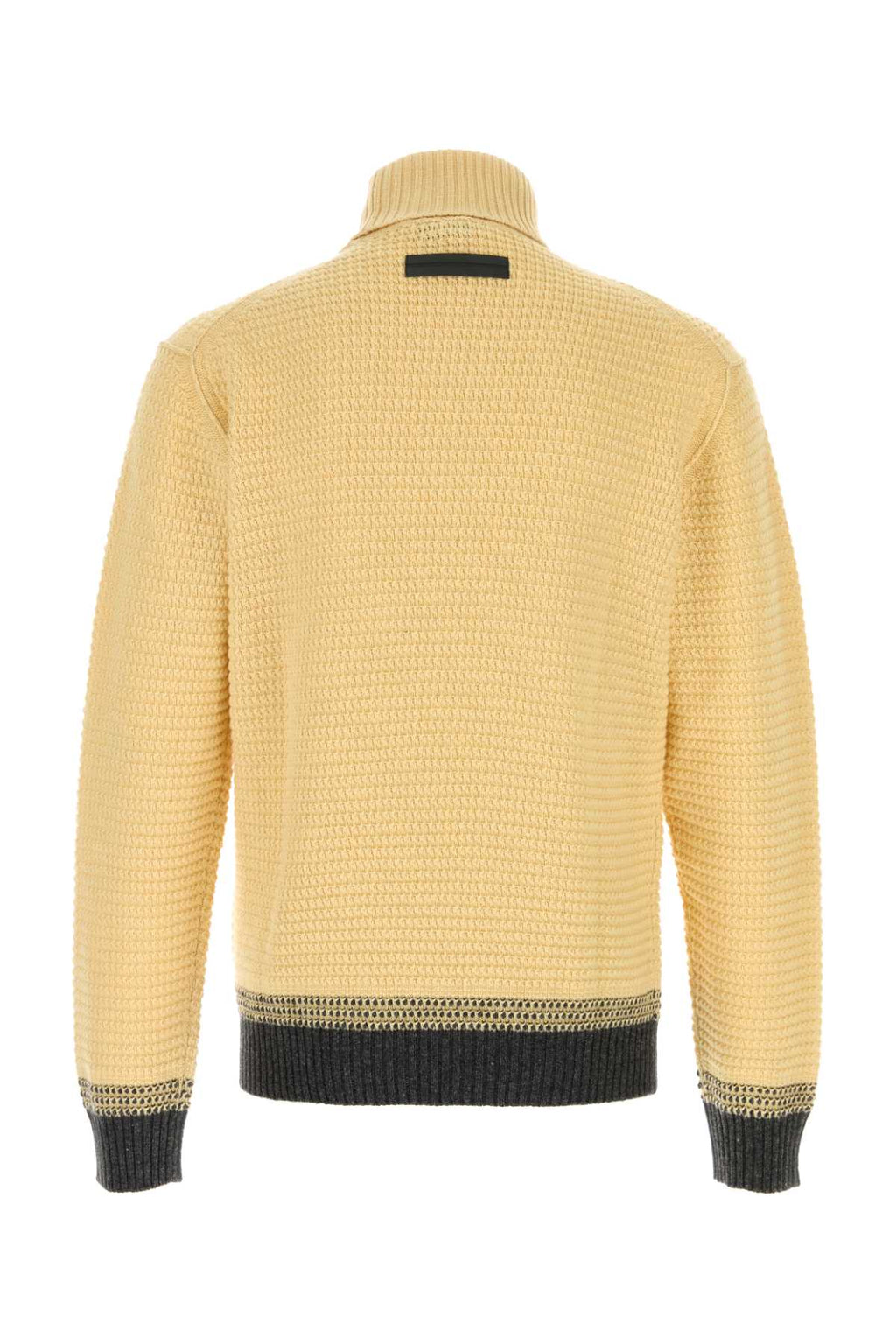 ZEGNA OASI CASHMERE JACQUARD TURTLENECK For Men Exterior: 100% Cashmere