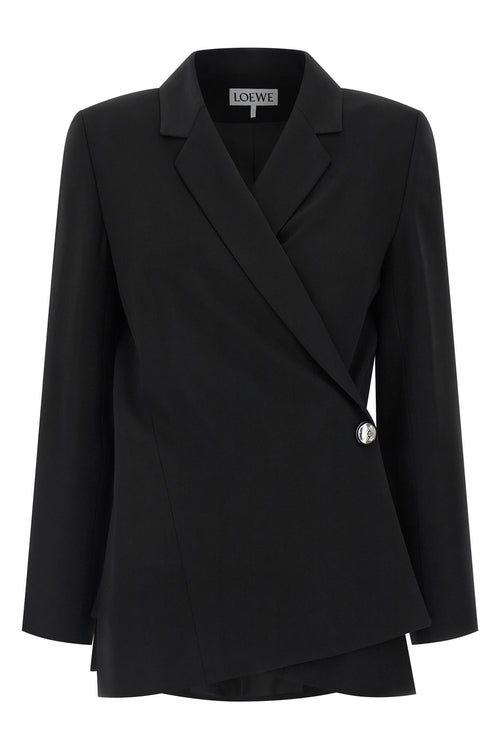 LOEWE 'Anagram Pebble' blazer For Women 96% viscose, 4% elastane