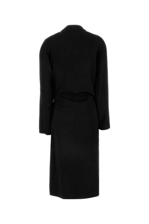 LOEWE BELTED DRESS For Women Exterior: 96% Viscose 4% Elastane