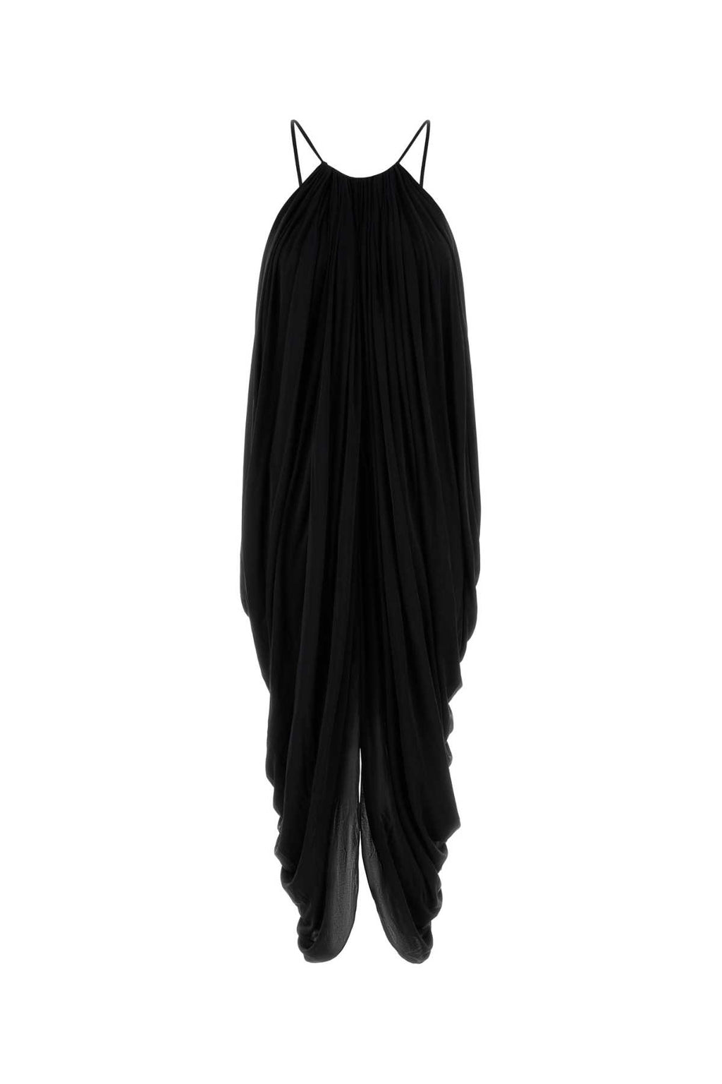 LOEWE DRAPED DRESS For Women Exterior: 100% Silk Lining: 100% Polyester