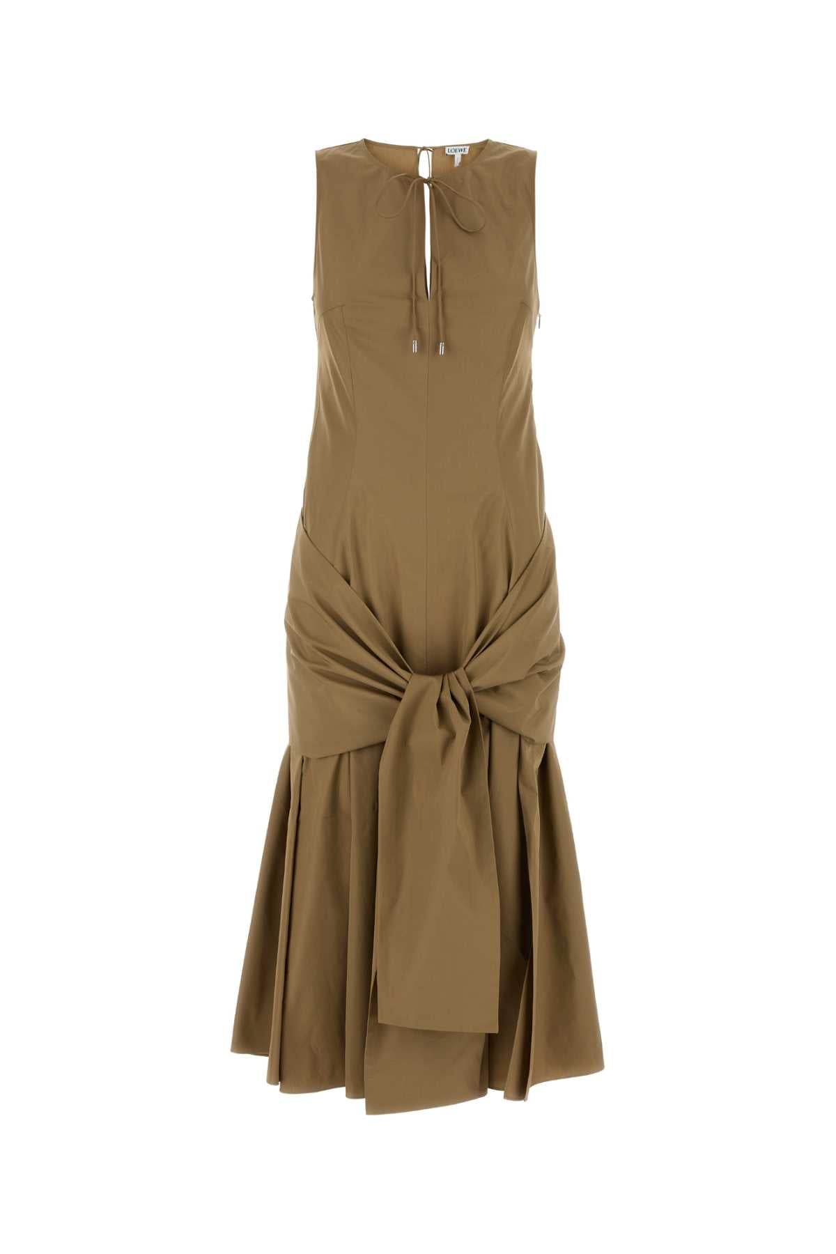 LOEWE WRAP DRESS For Women Exterior: 100% Cotton