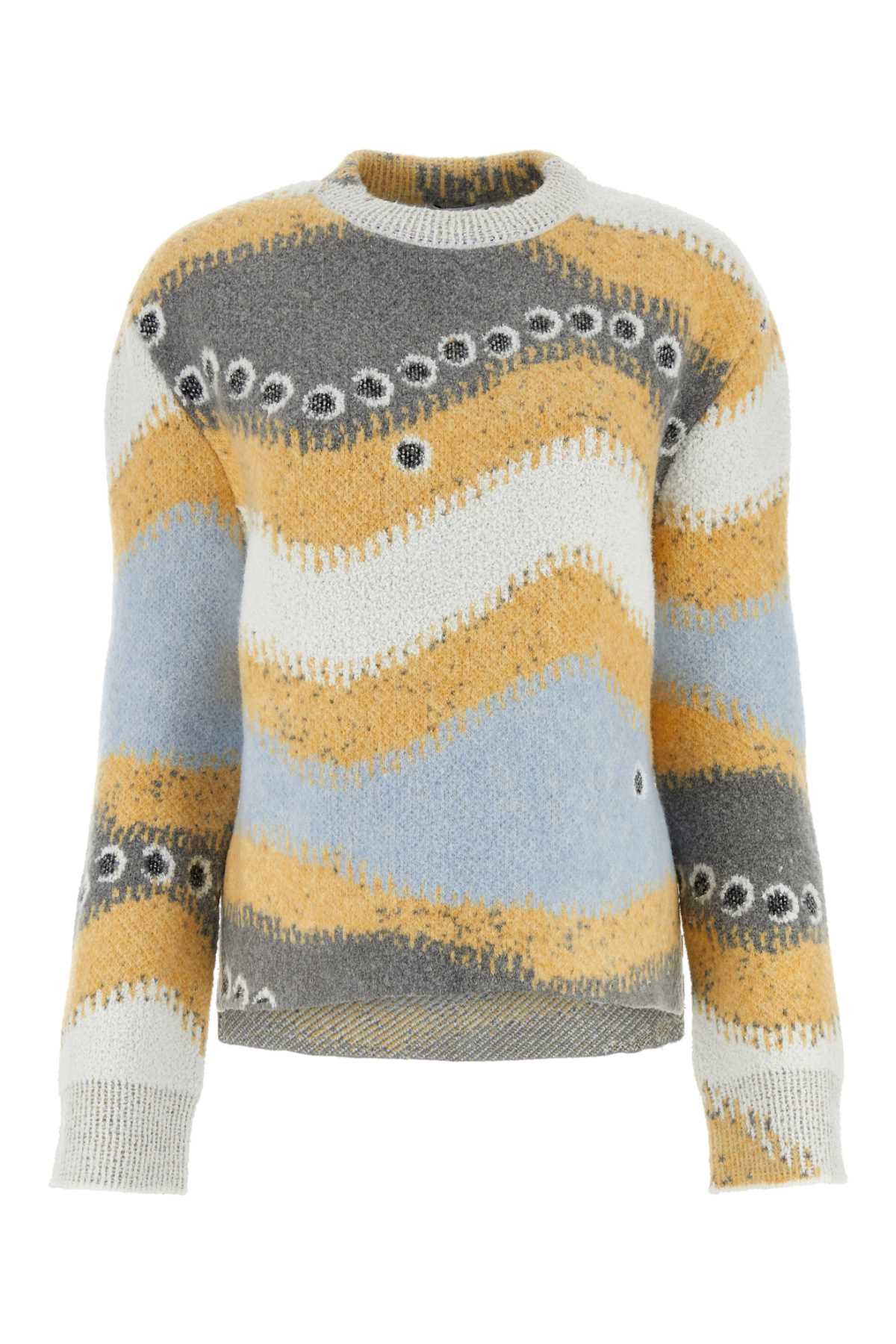 LOEWE MAGLIONE For Women Exterior: 47% Wool 44% Nylon 7% Viscose 1% Elastane