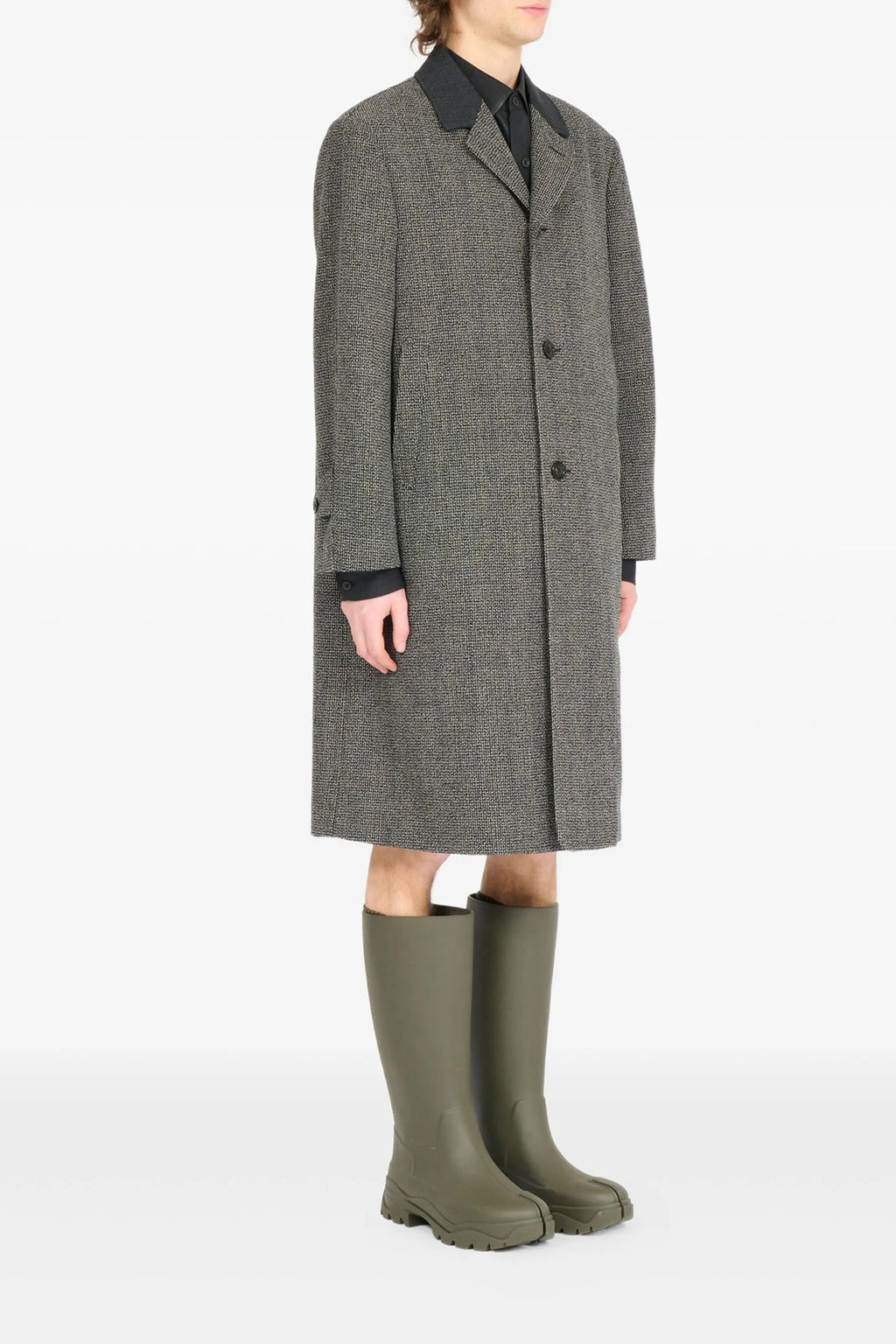MAISON MARGIELA Single-breasted coat For Men 93%Virgin Wo 7%Pl