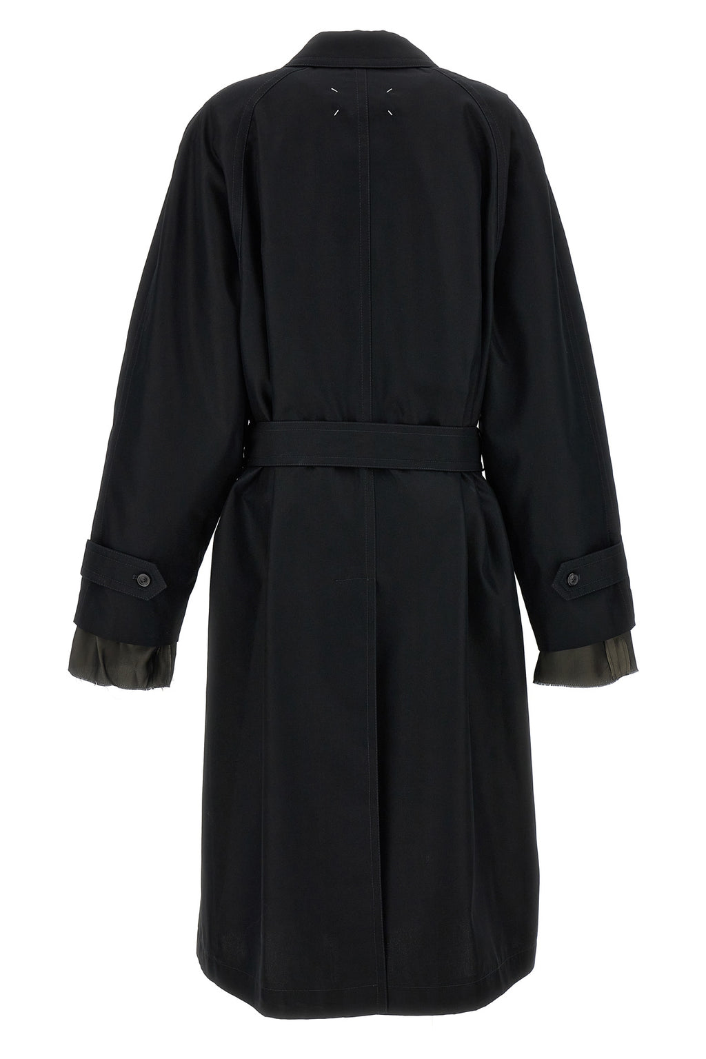 MAISON MARGIELA Long single-breasted trench coat For Men 65% cotton, 35% polyester