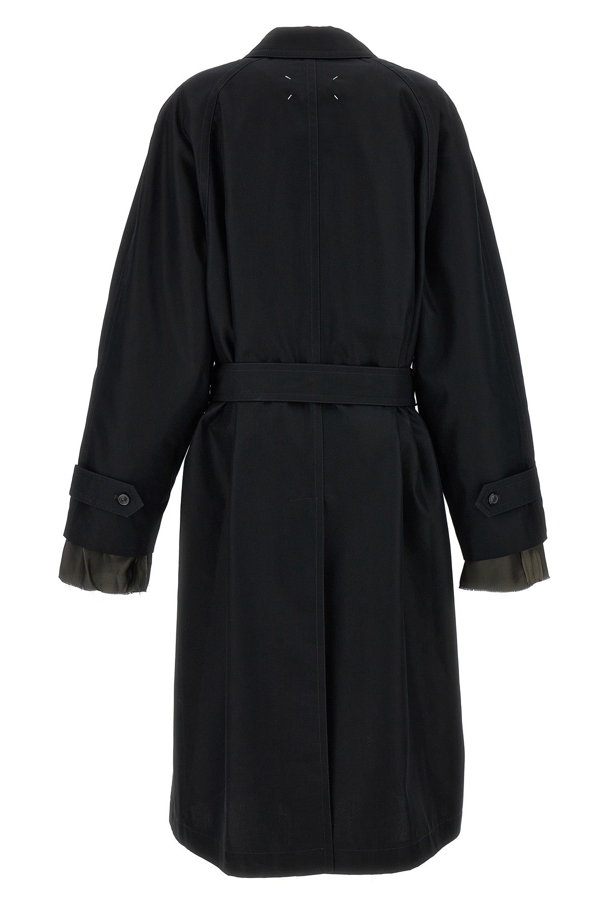 MAISON MARGIELA Long single-breasted trench coat For Men 65% cotton, 35% polyester