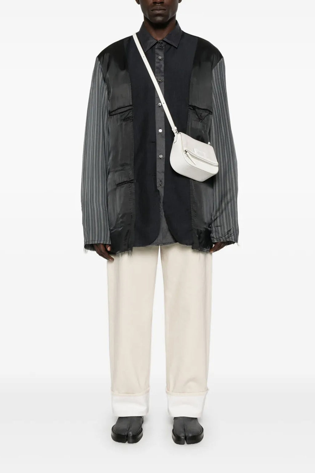 MAISON MARGIELA Patchwork reversible jacket For Men 60% mohair 40% wool