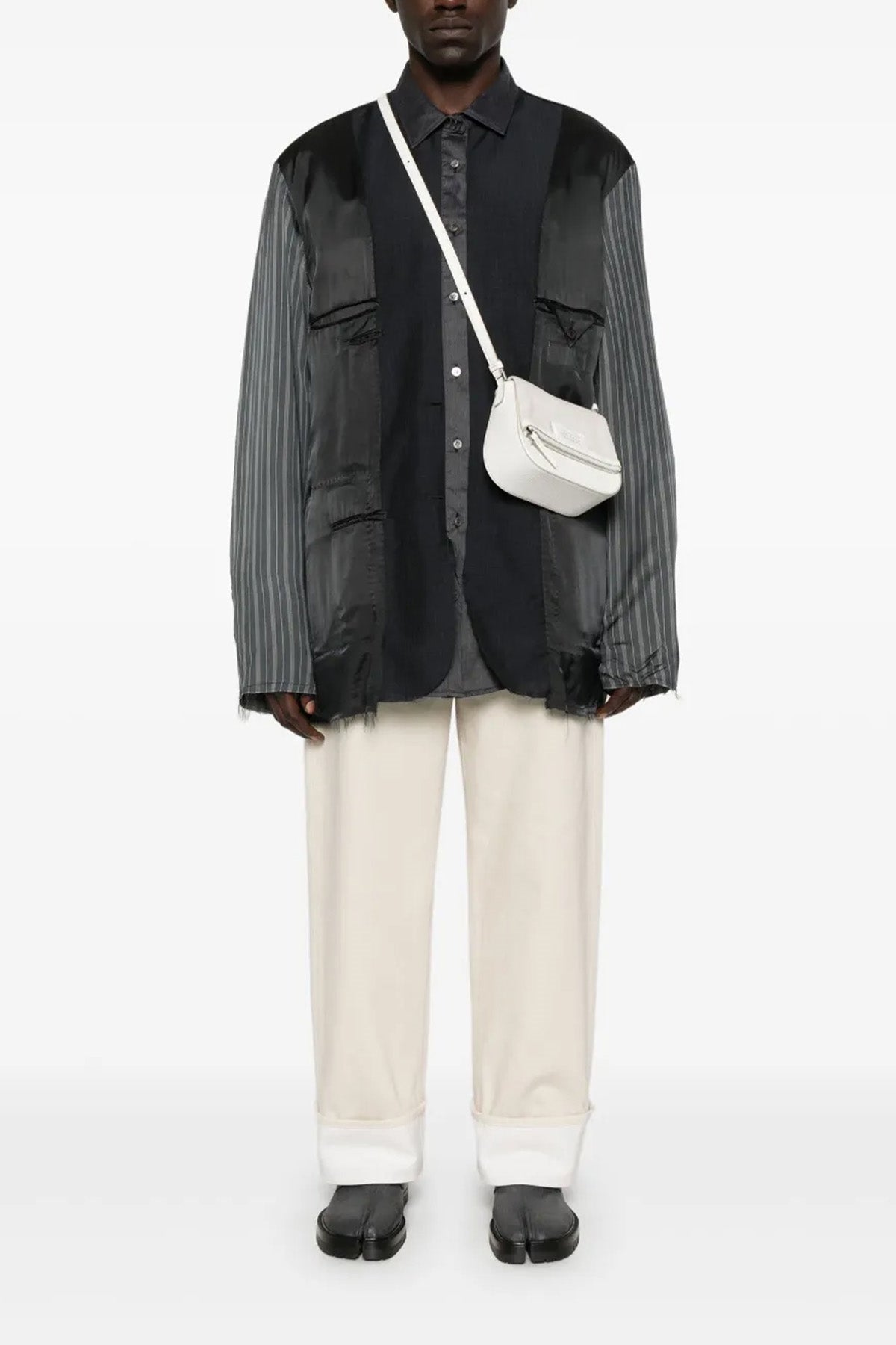 MAISON MARGIELA Patchwork reversible jacket For Men 60% mohair 40% wool