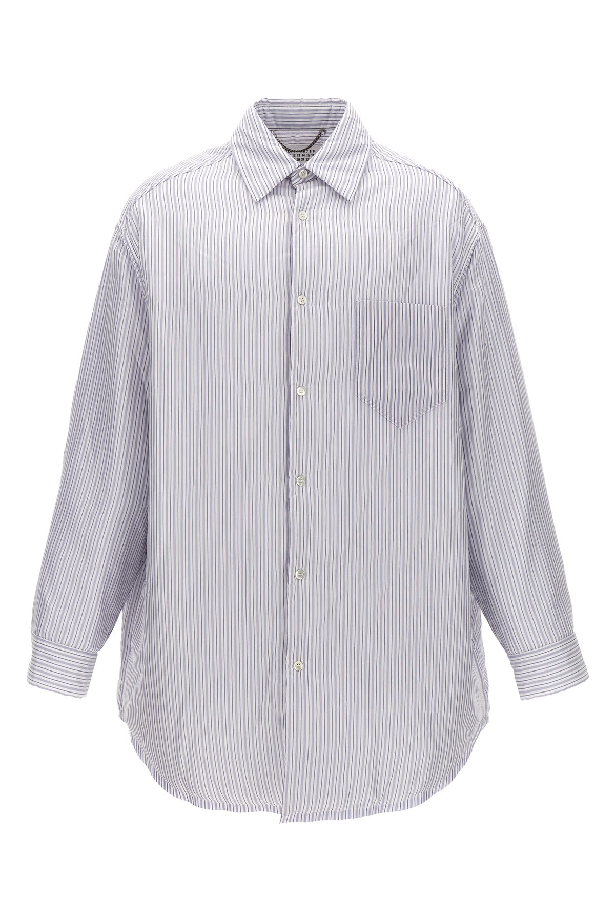 MAISON MARGIELA Striped shirt jacket For Men 100% cupro