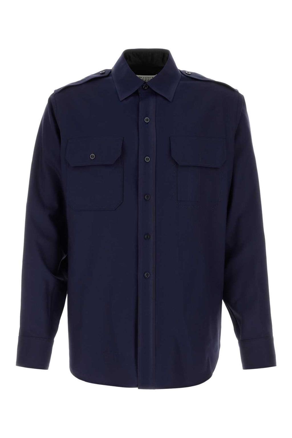 MAISON MARGIELA Long-sleeved Shirt For Men Exterior: 100% Wool