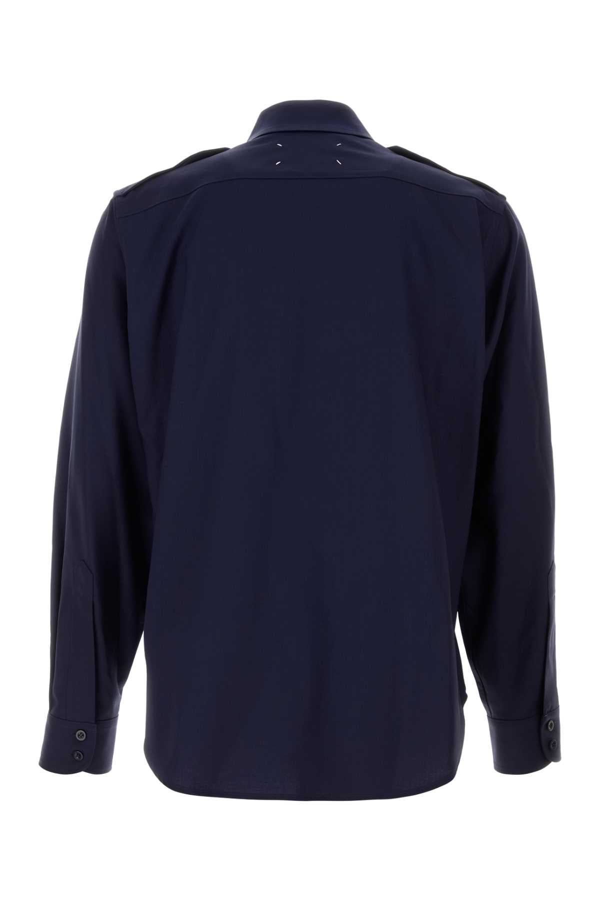 MAISON MARGIELA Long-sleeved Shirt For Men Exterior: 100% Wool