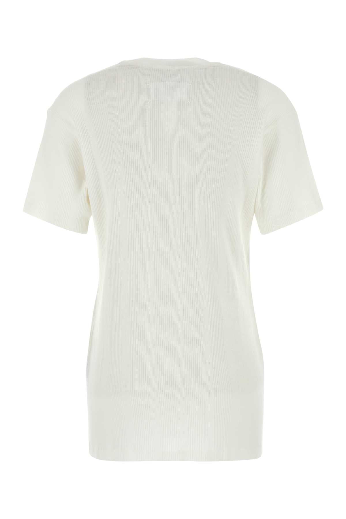 MAISON MARGIELA T-SHIRT For Women Exterior: 60% Cotton 40% Lyocell