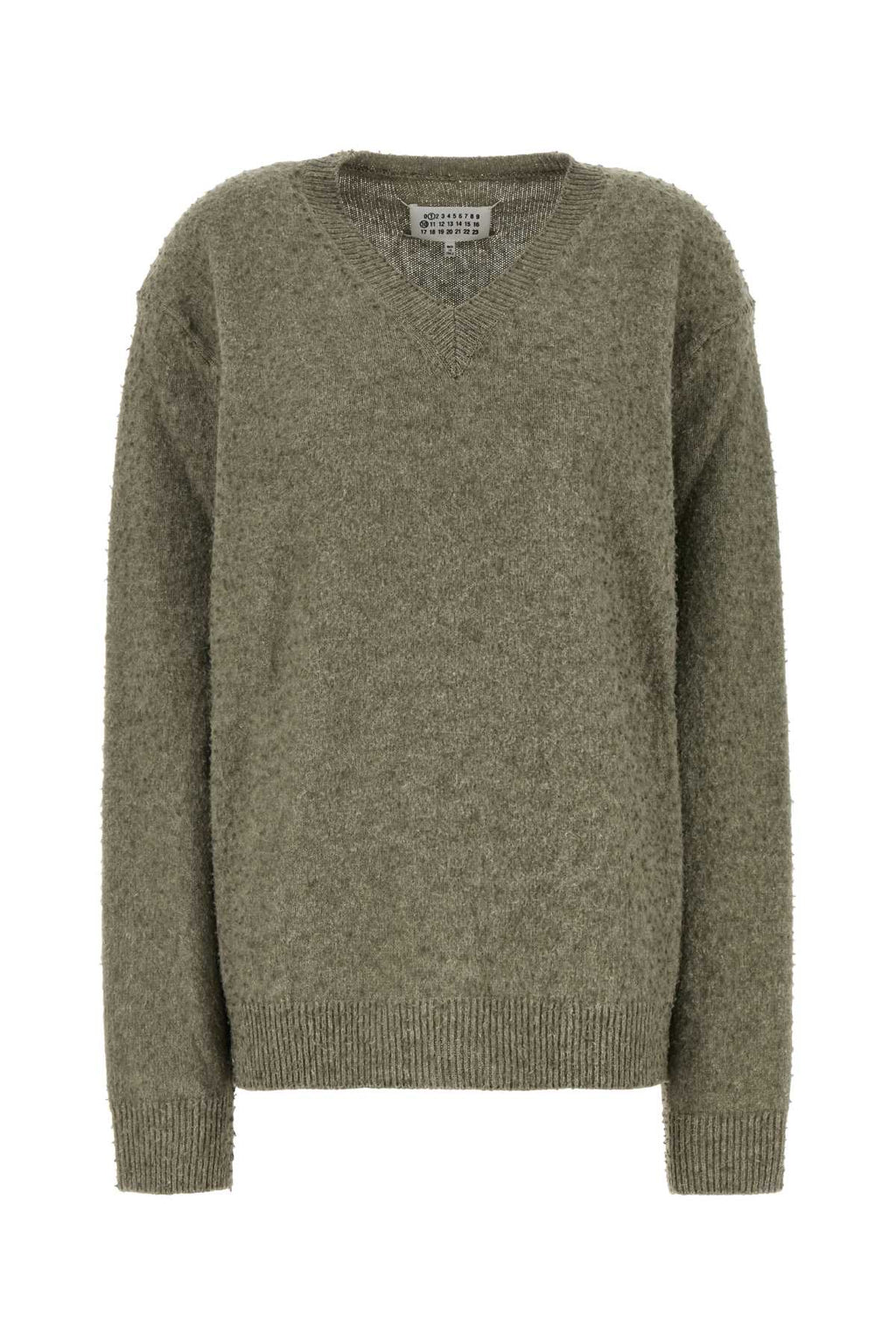 MAISON MARGIELA V-neck For Women Exterior: 55% Wool 45% Cotton