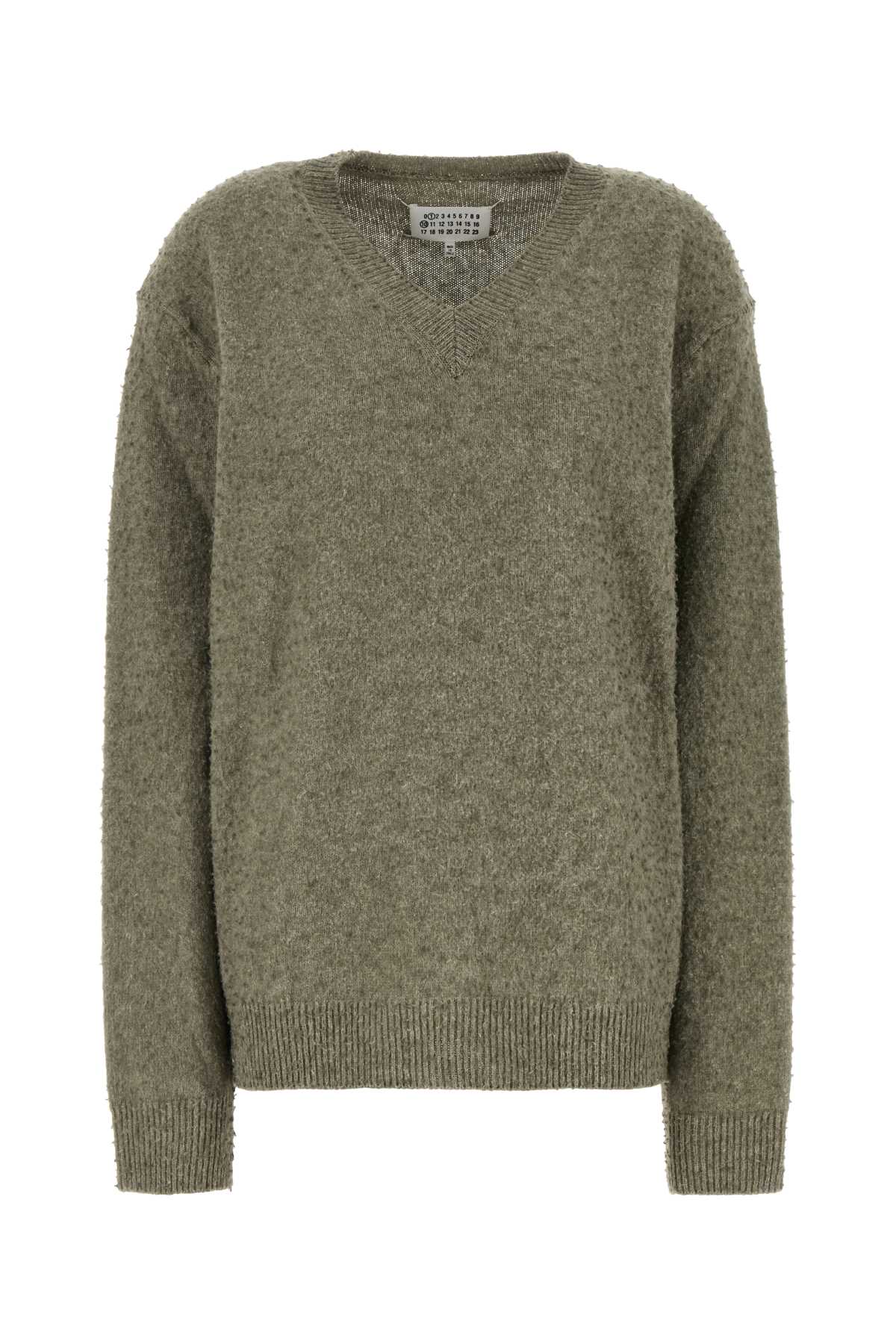 MAISON MARGIELA V-neck For Women Exterior: 55% Wool 45% Cotton
