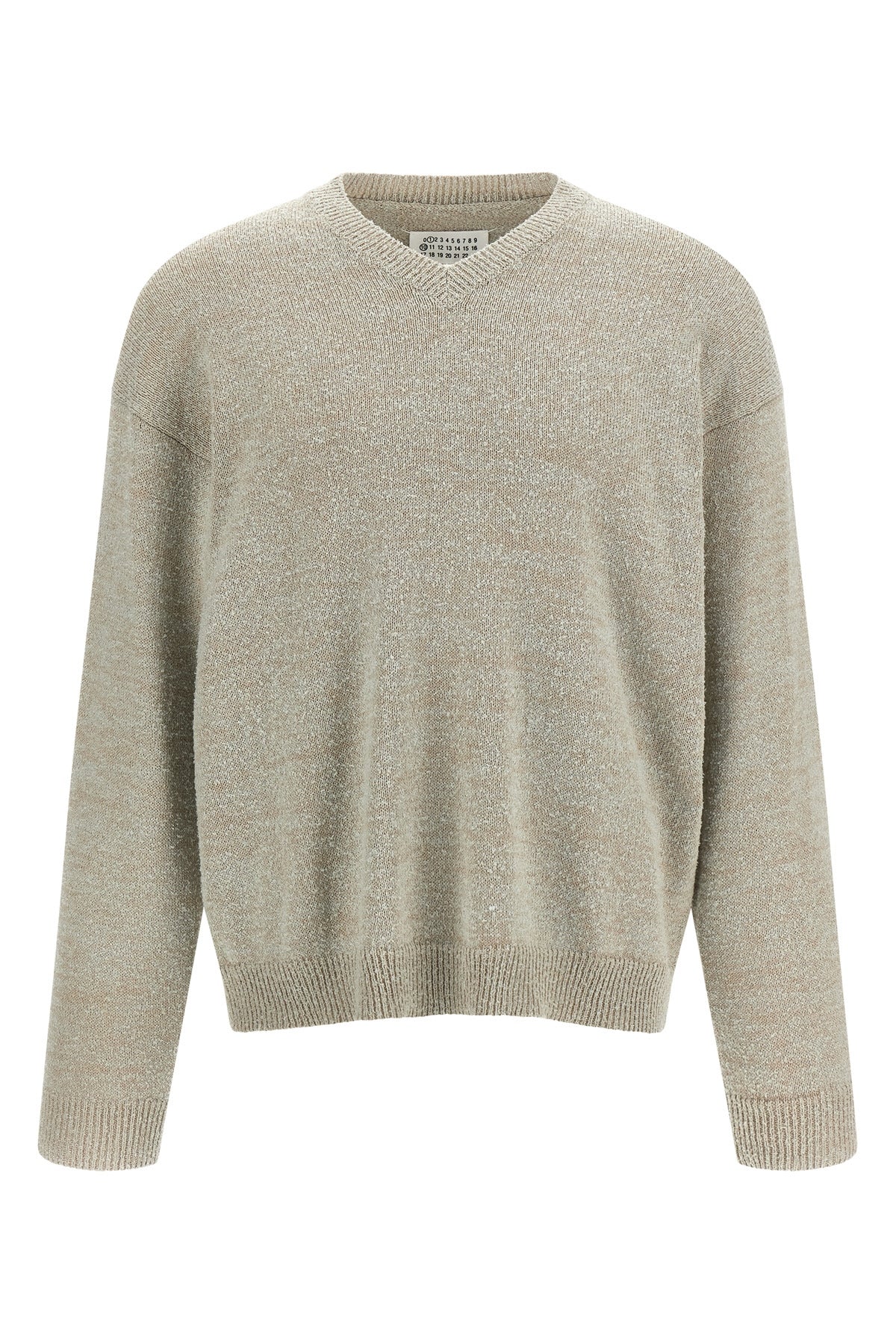 MAISON MARGIELA Bouclé sweater For Men 84% cotton 9% wool 6% polyamide 1% elastane