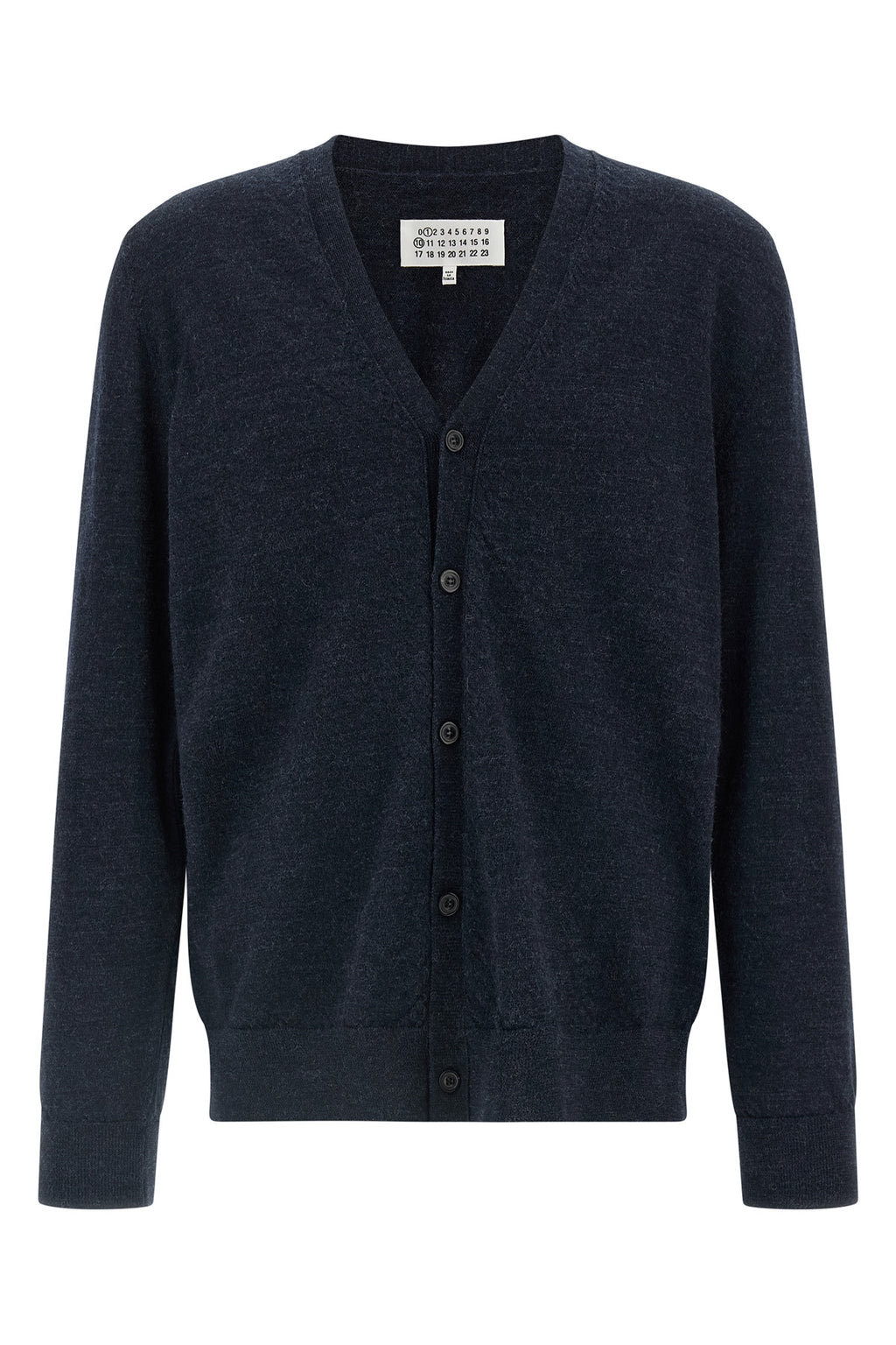 MAISON MARGIELA Suede patch cardigan For Men 100% wool