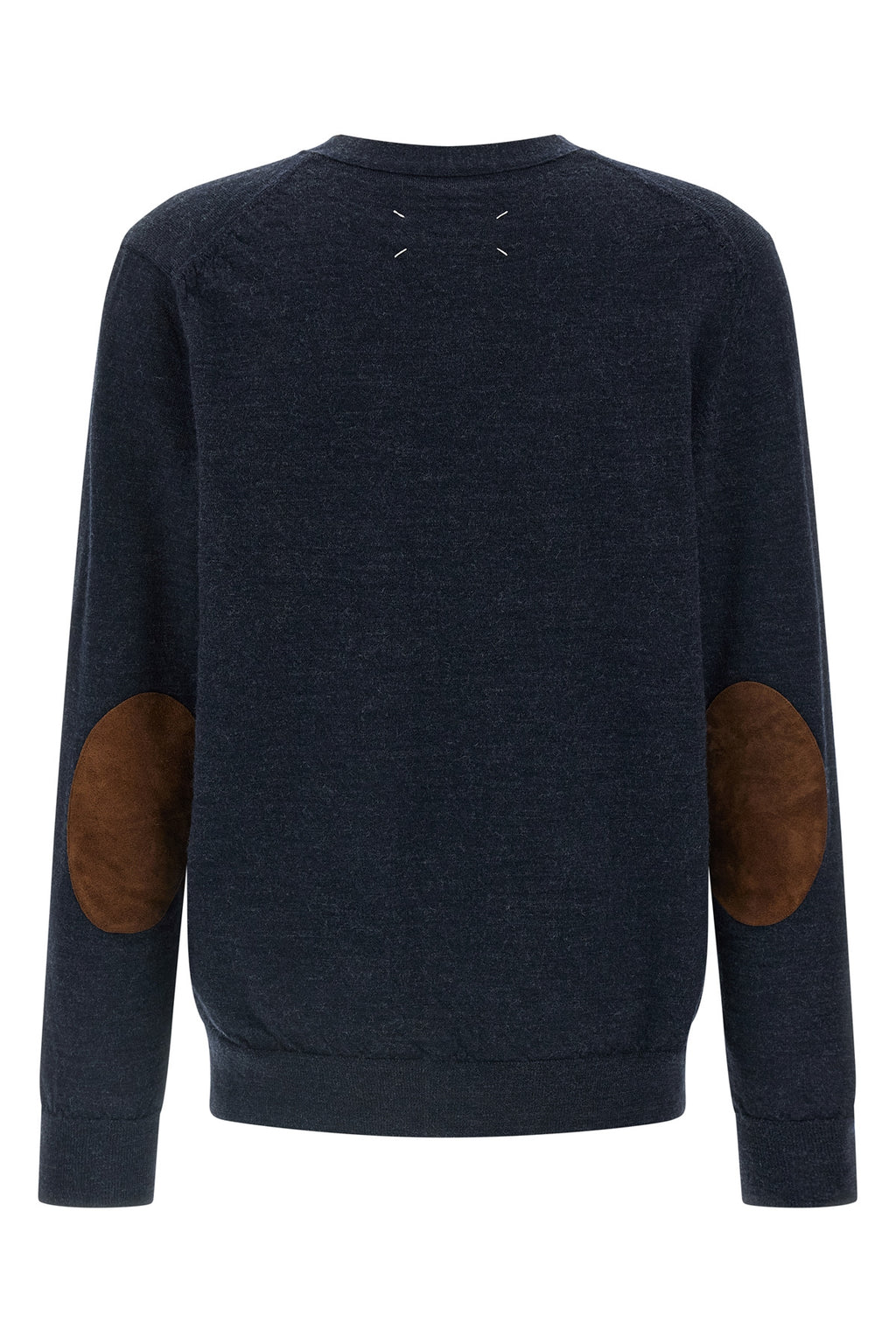 MAISON MARGIELA Suede patch cardigan For Men 100% wool