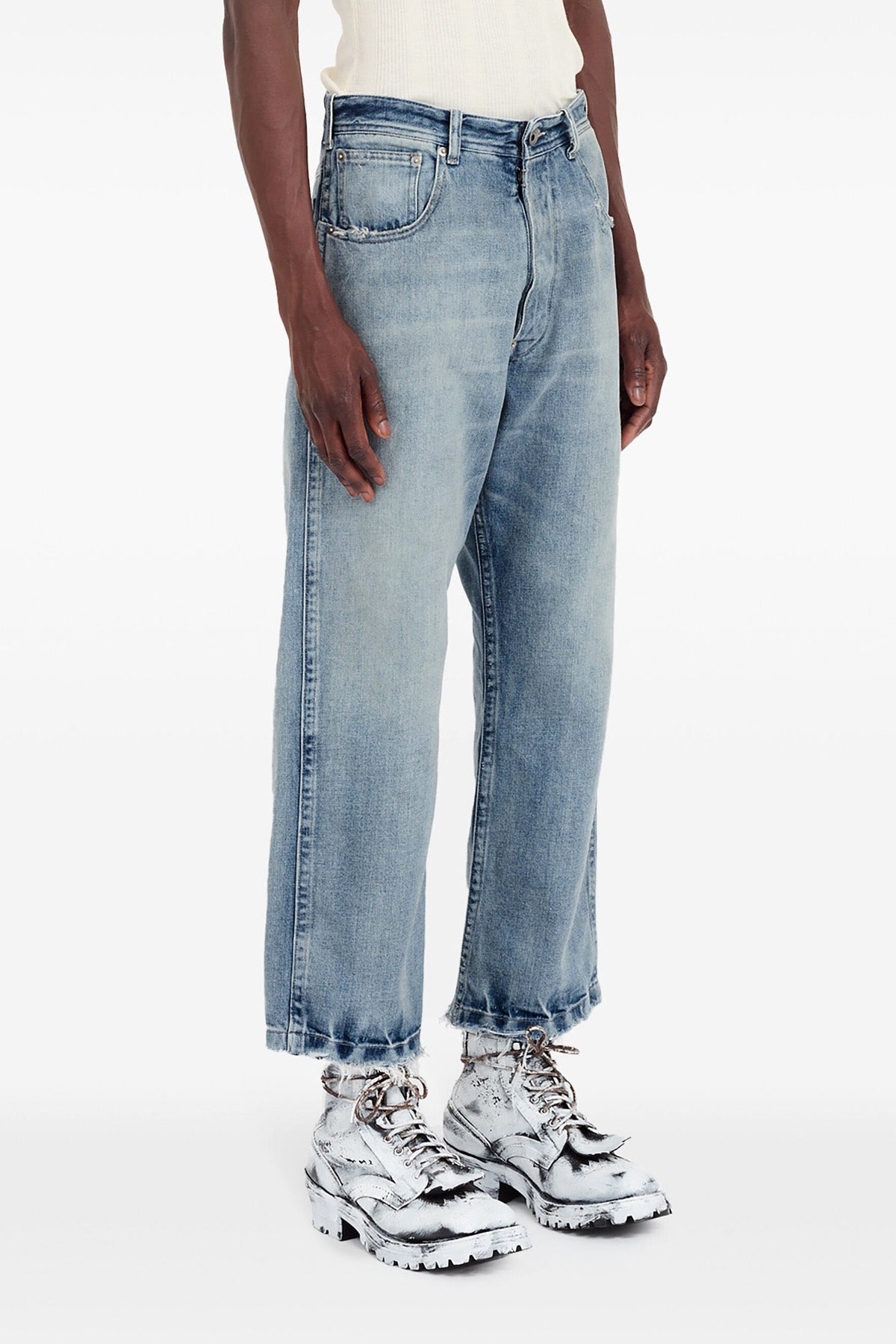 MAISON MARGIELA Buckle jeans For Women 100% cotton