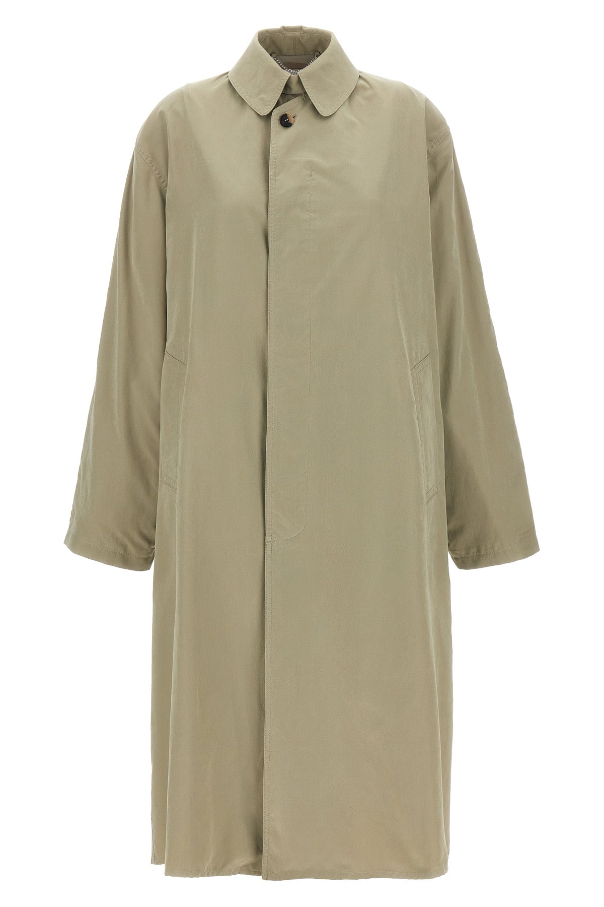 maison margiela Single-breasted trench coat