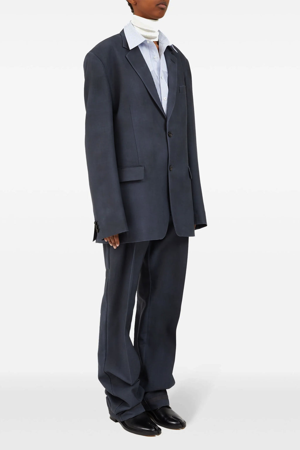 MAISON MARGIELA Single-breasted mohair blazer For Men 60% mohair 40% wool