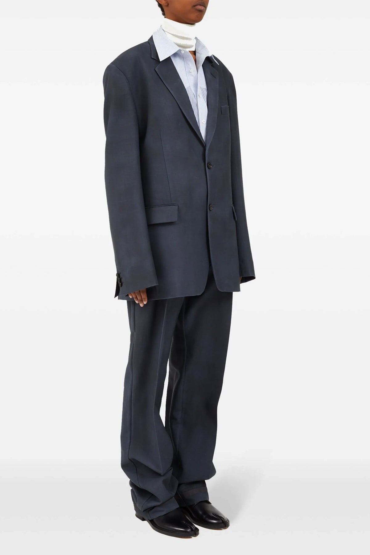 MAISON MARGIELA Single-breasted mohair blazer For Men 60% mohair 40% wool