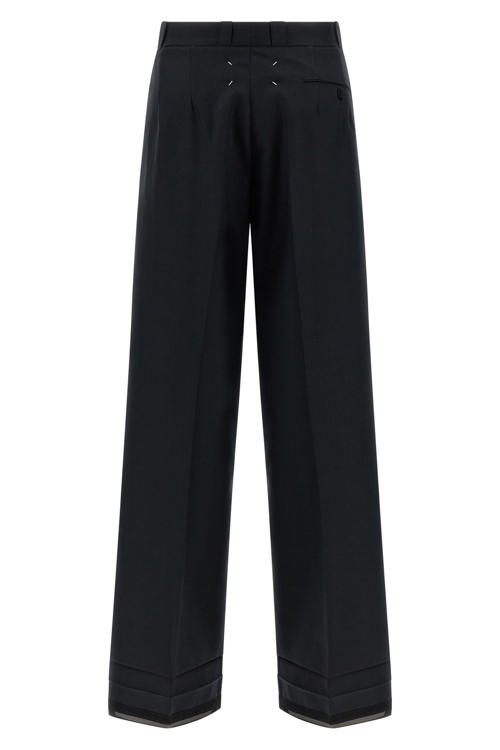 MAISON MARGIELA Herringbone trousers For Women 50% wool 50% polyester