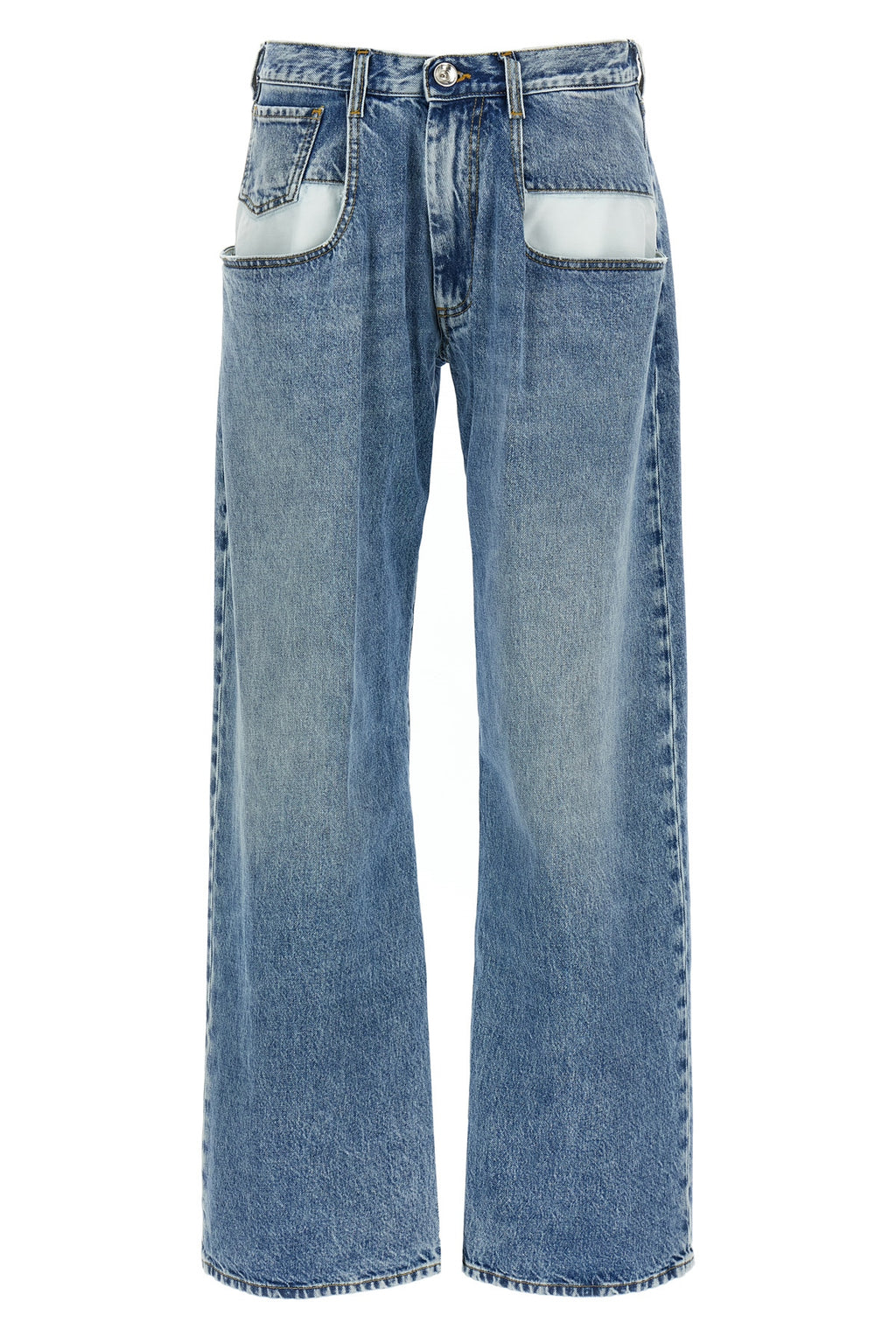 MAISON MARGIELA jeans tagli laterali For Women 100%cotton