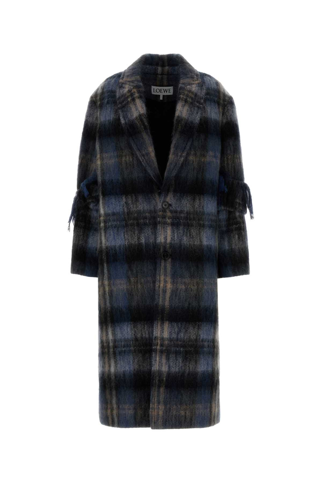 LOEWE COAT For Women Exterior: 64% Mohair 31% Wool 5% Nylon Lining: 100% Viscose