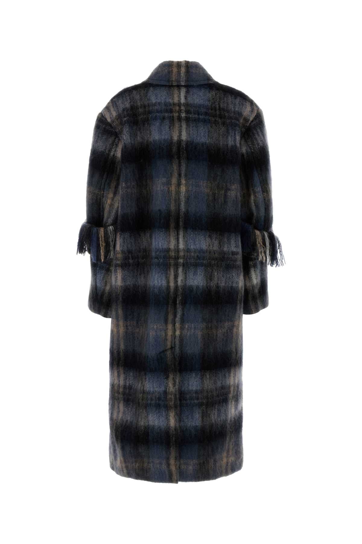LOEWE COAT For Women Exterior: 64% Mohair 31% Wool 5% Nylon Lining: 100% Viscose