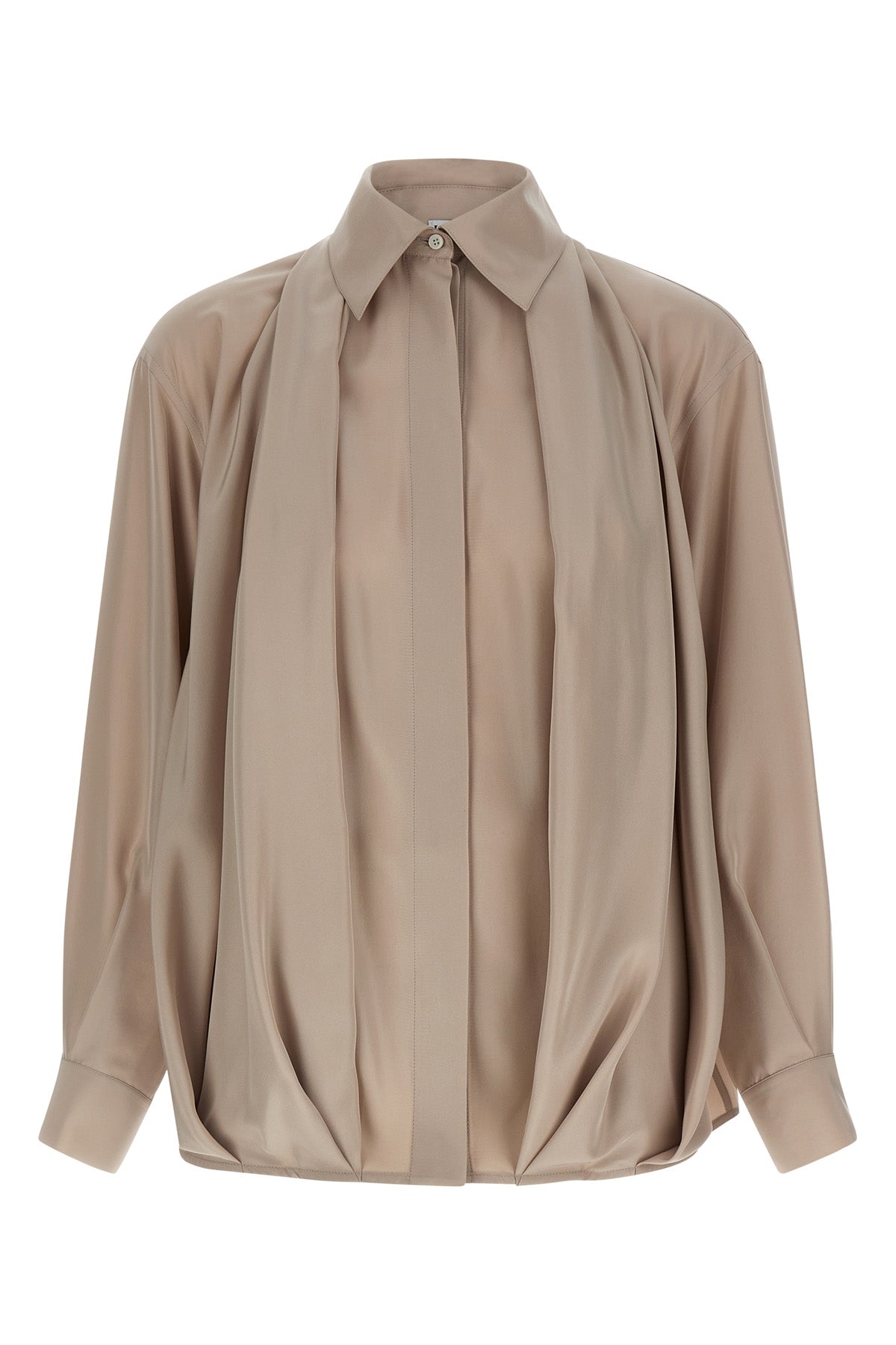 LOEWE Silk draped shirt For Women 98% silk, 2% polyester