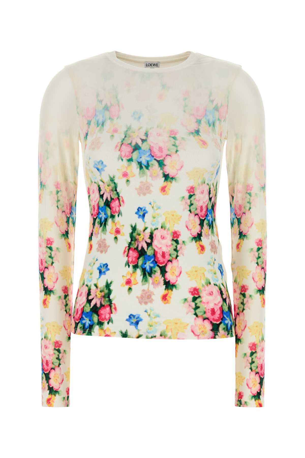 LOEWE LONG SLEEVE TOP For Women Exterior: 92% Modal 8% Elastane