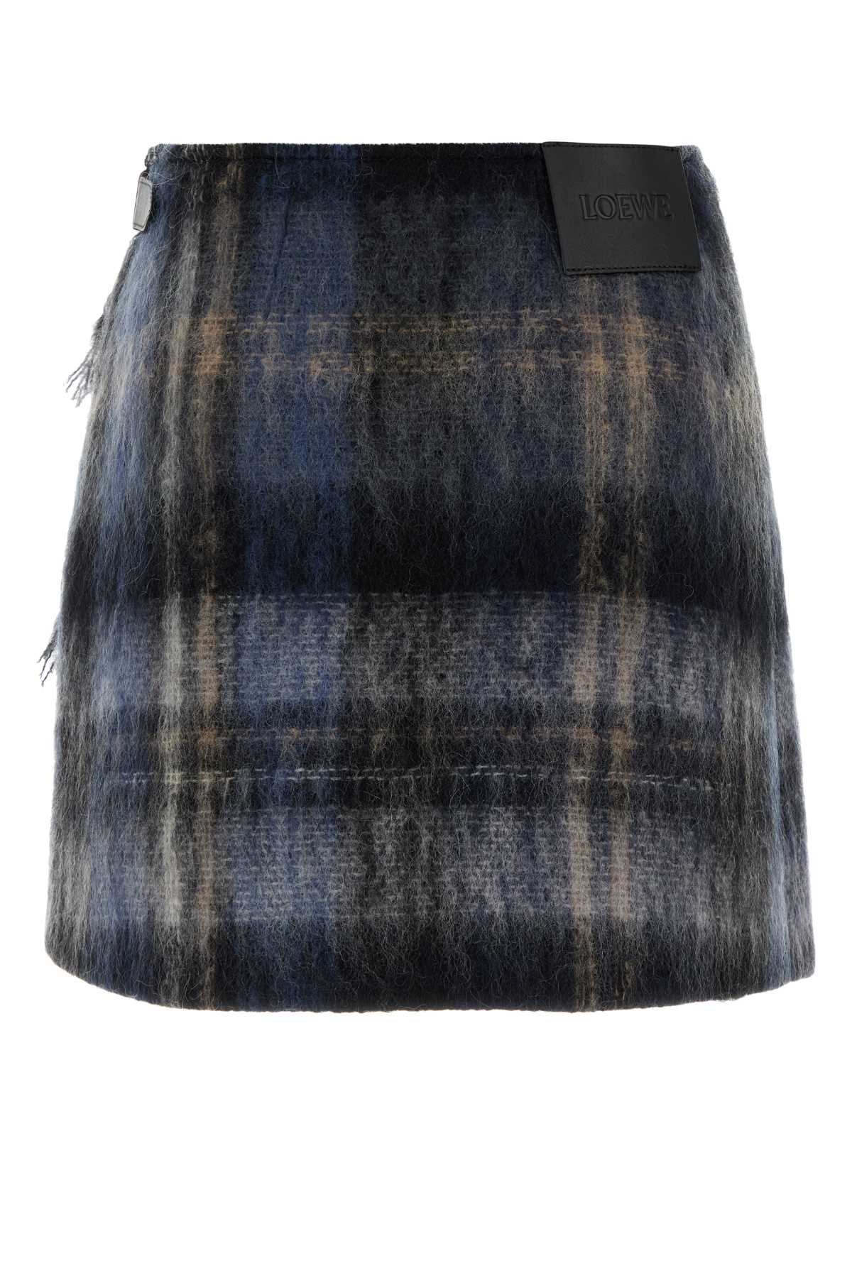 LOEWE SKIRT For Women Exterior: 64% Mohair 31% Wool 5% Nylon Lining: 100% Viscose