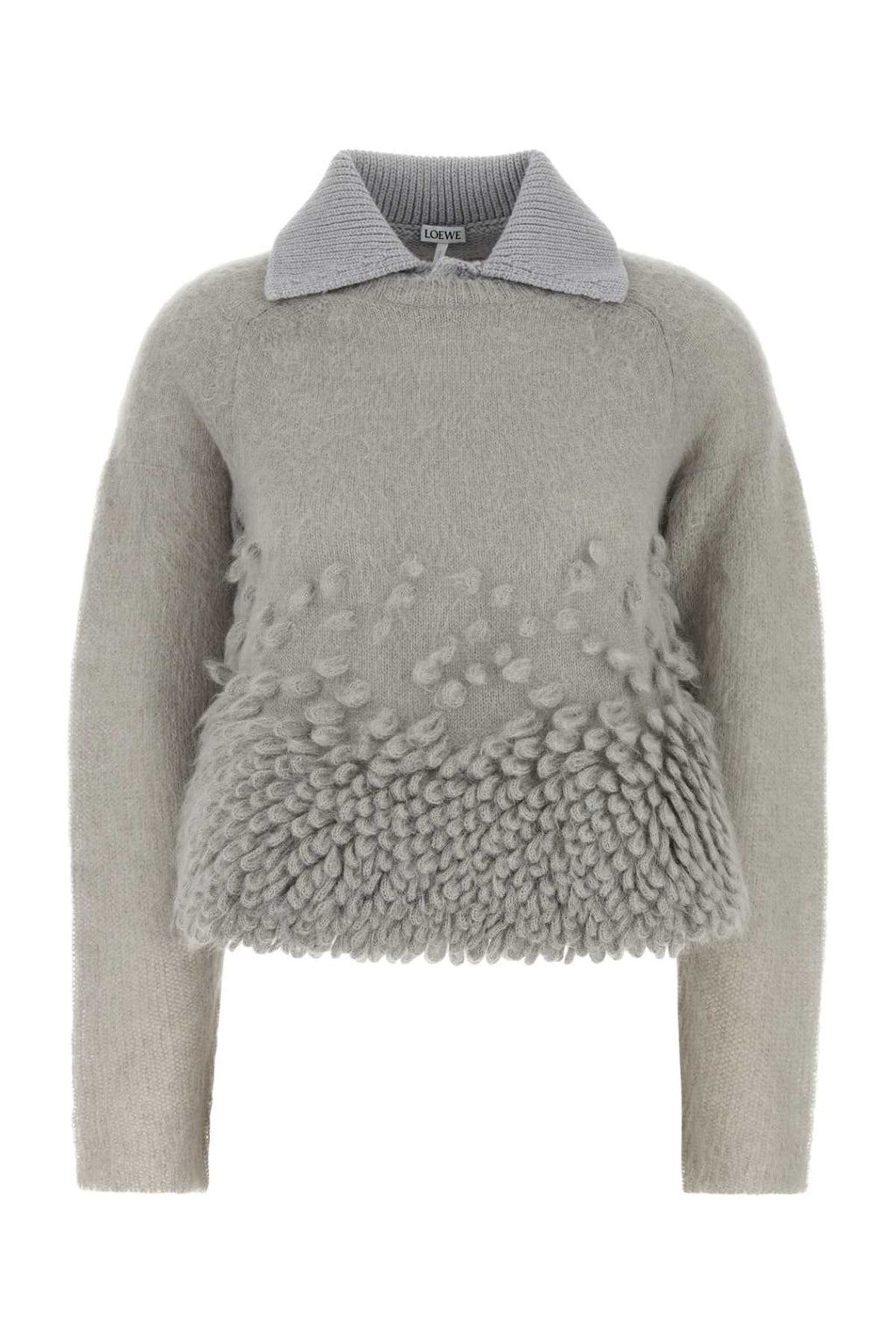 LOEWE POLO SWEATER For Women Exterior: 61% Mohair 34% Nylon 5% Wool