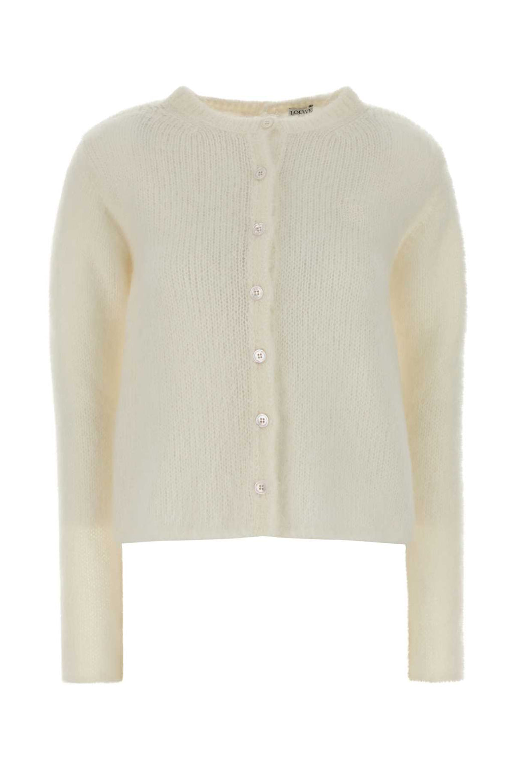 LOEWE CARDIGAN For Women Exterior: 65% Mohair 29% Nylon 5% Wool 1% Elastane