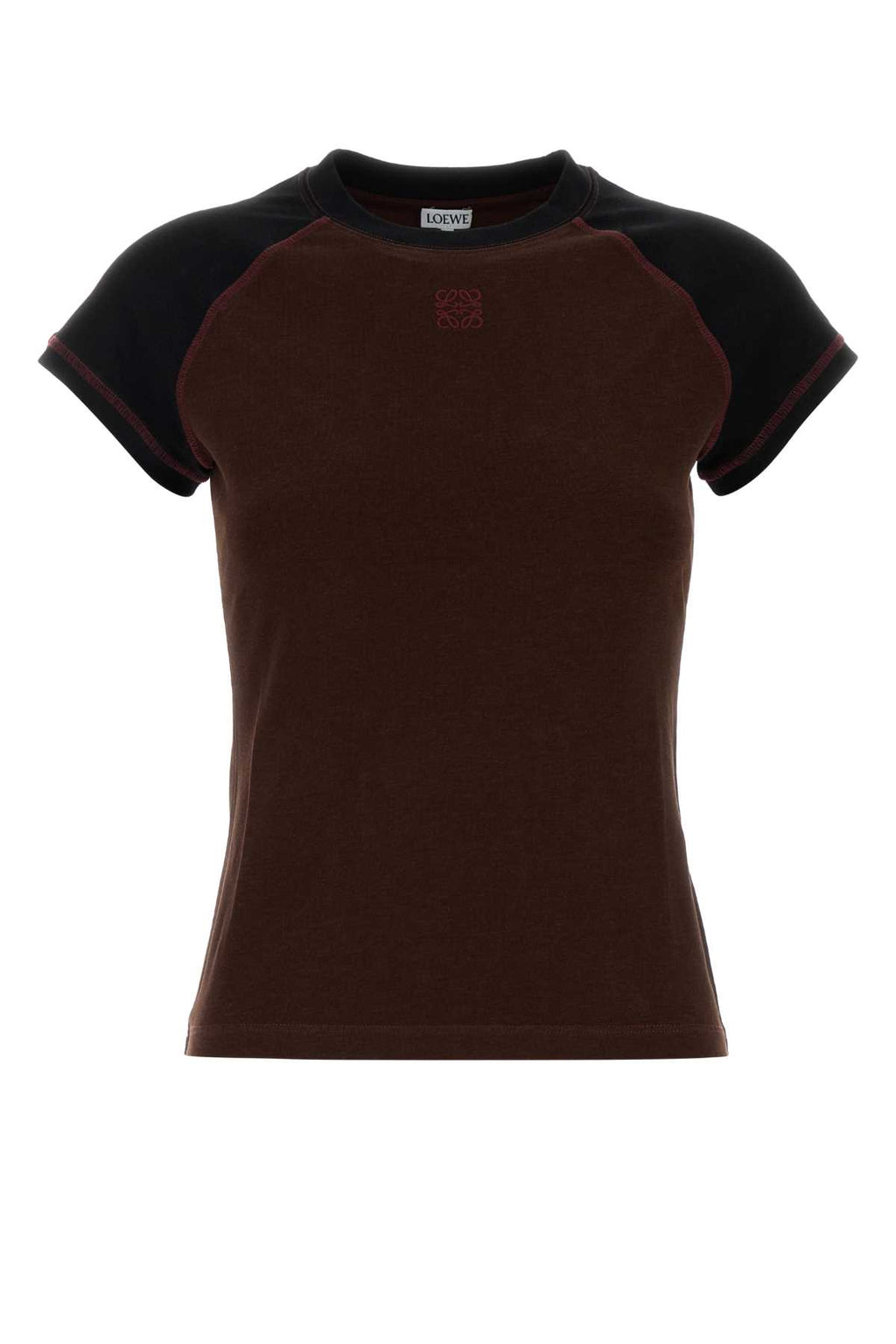 LOEWE SMALL FIT T-SHIRT For Women Exterior: 59% Cotton 37% Viscose 4% Elastane