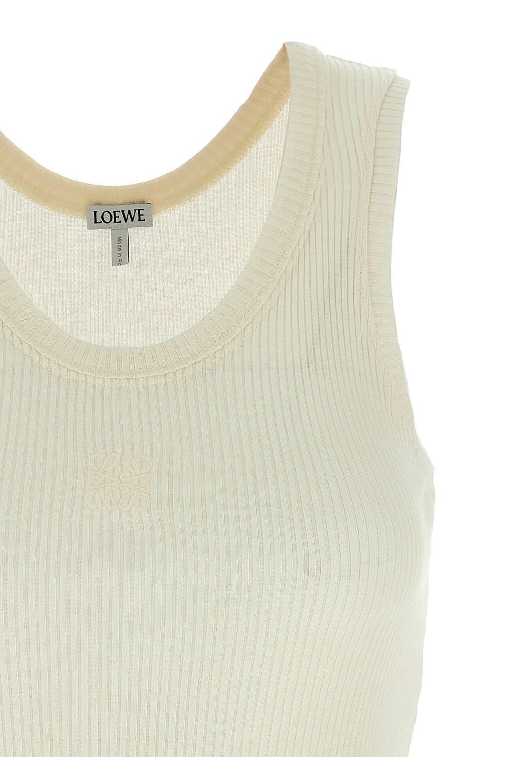 LOEWE Tank top Anagram For Women 95% silk, 5% polyester
