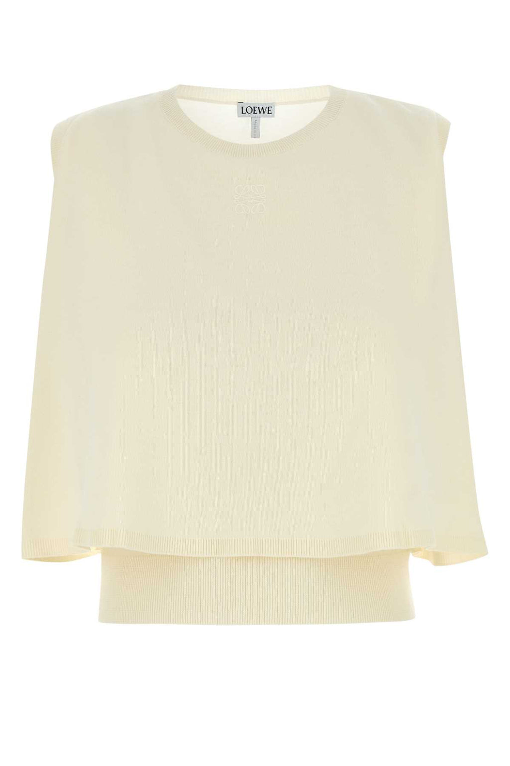 LOEWE SLEEVELESS SWEATER For Women Exterior: 100% Wool