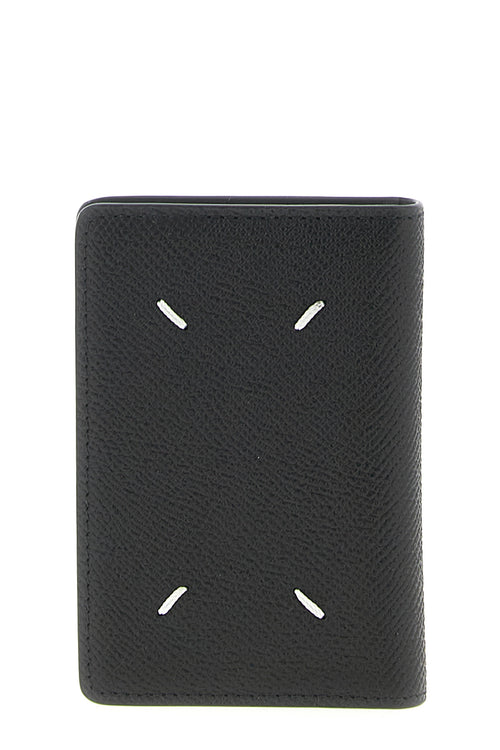 MAISON MARGIELA 'Stitching' card holder For Unisex 100% calfskin leather