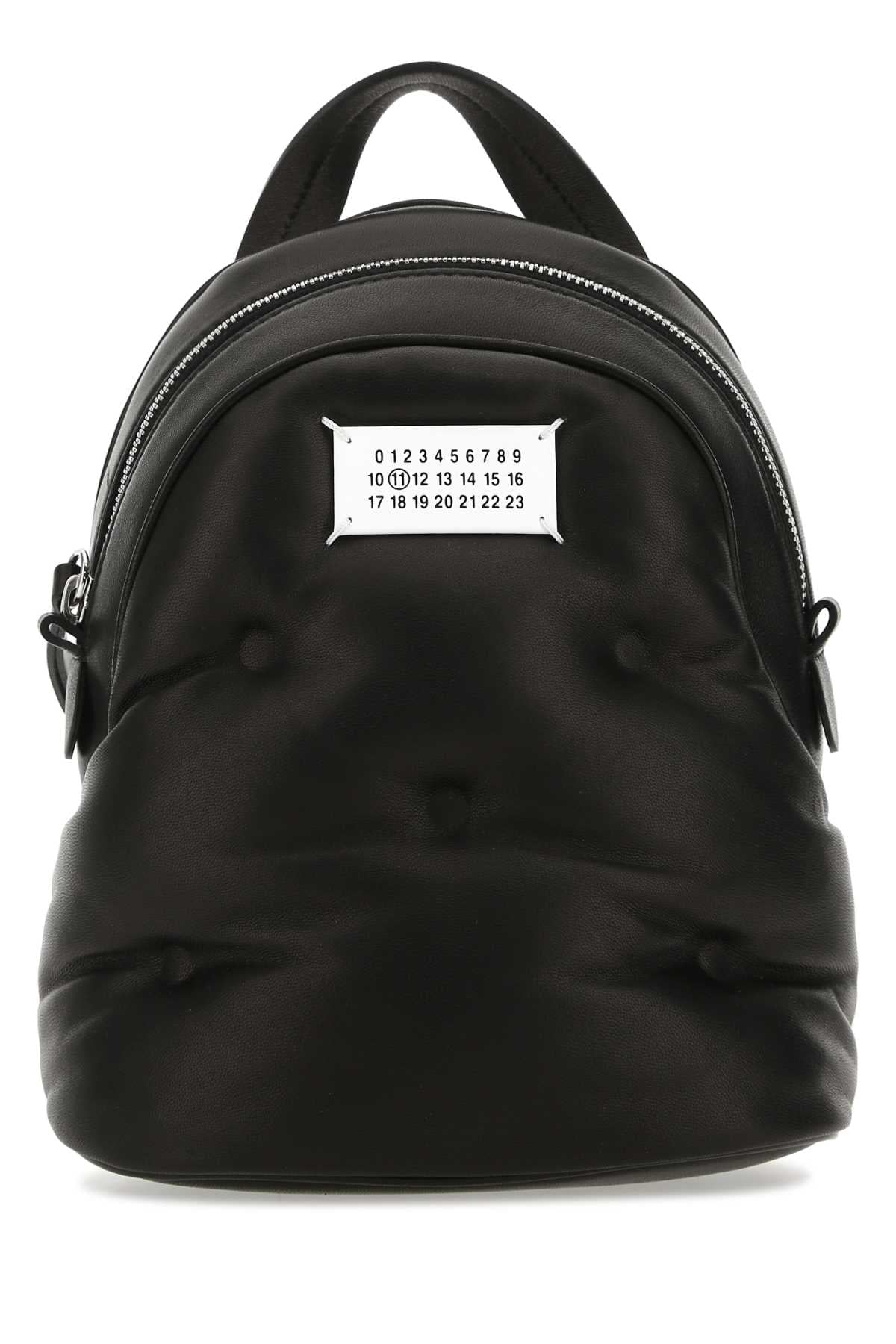 MAISON MARGIELA GLAM SLAM BACKPACK For Women Corpo: 100% Pelle Ovina - Applicazione: 100% Pelle Bovina - Fodera: 100% Poliestere - Interno: 100% Pelle Ovina - Minuteria Metallica: 60% Ottone 40% Zinc Alloy - Minuteria Metallica 1: 100% Zama - Minuteria Metallica 2: 100% Ottone