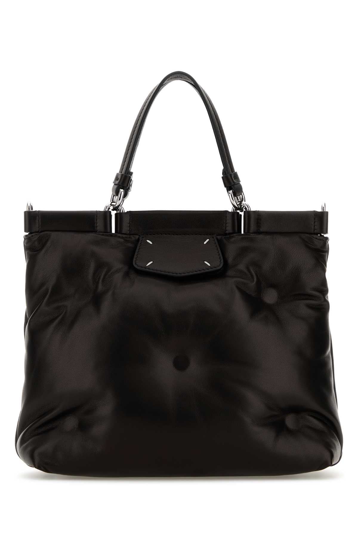 MAISON MARGIELA GLAM SLAM SHOPPING SMALL For Women Exterior: 100% Leather Lining: 100% Fabric Finishing: Silver metal