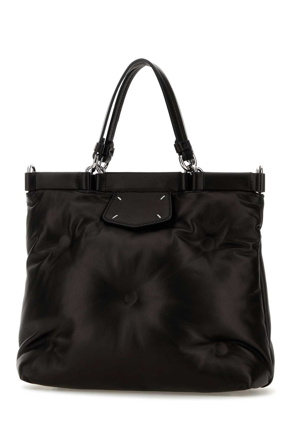 MAISON MARGIELA GLAM SLAM SHOPPING SMALL For Women Exterior: 100% Leather Lining: 100% Fabric Finishing: Silver metal