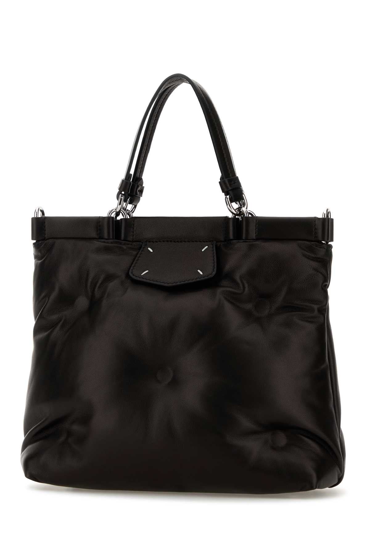 MAISON MARGIELA GLAM SLAM SHOPPING SMALL For Women Exterior: 100% Leather Lining: 100% Fabric Finishing: Silver metal