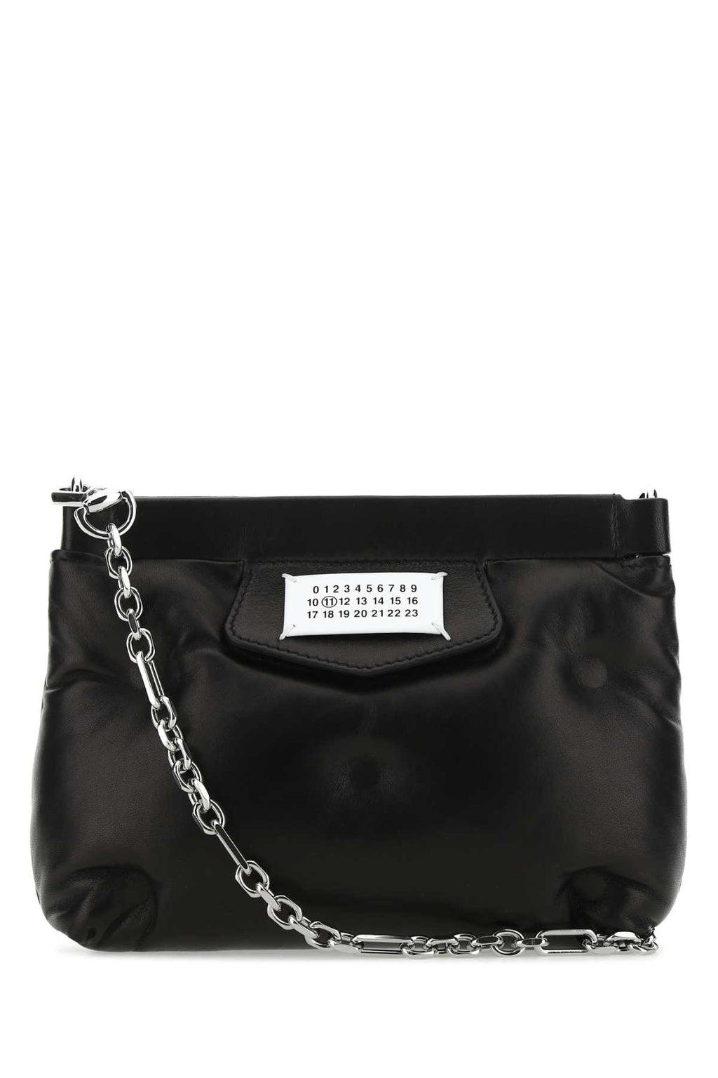 MAISON MARGIELA BORSA For Women Corpo: 100% Pelle Ovina - Applicazione: 100% Pelle Bovina - Fodera: 100% Poliestere - Interno: 100% Pelle Ovina - Minuteria Metallica: 60% Ottone 40% Zinc Alloy - Minuteria Metallica 1: 100% Zinc Alloy - Minuteria Metallica 2: 100% Ottone