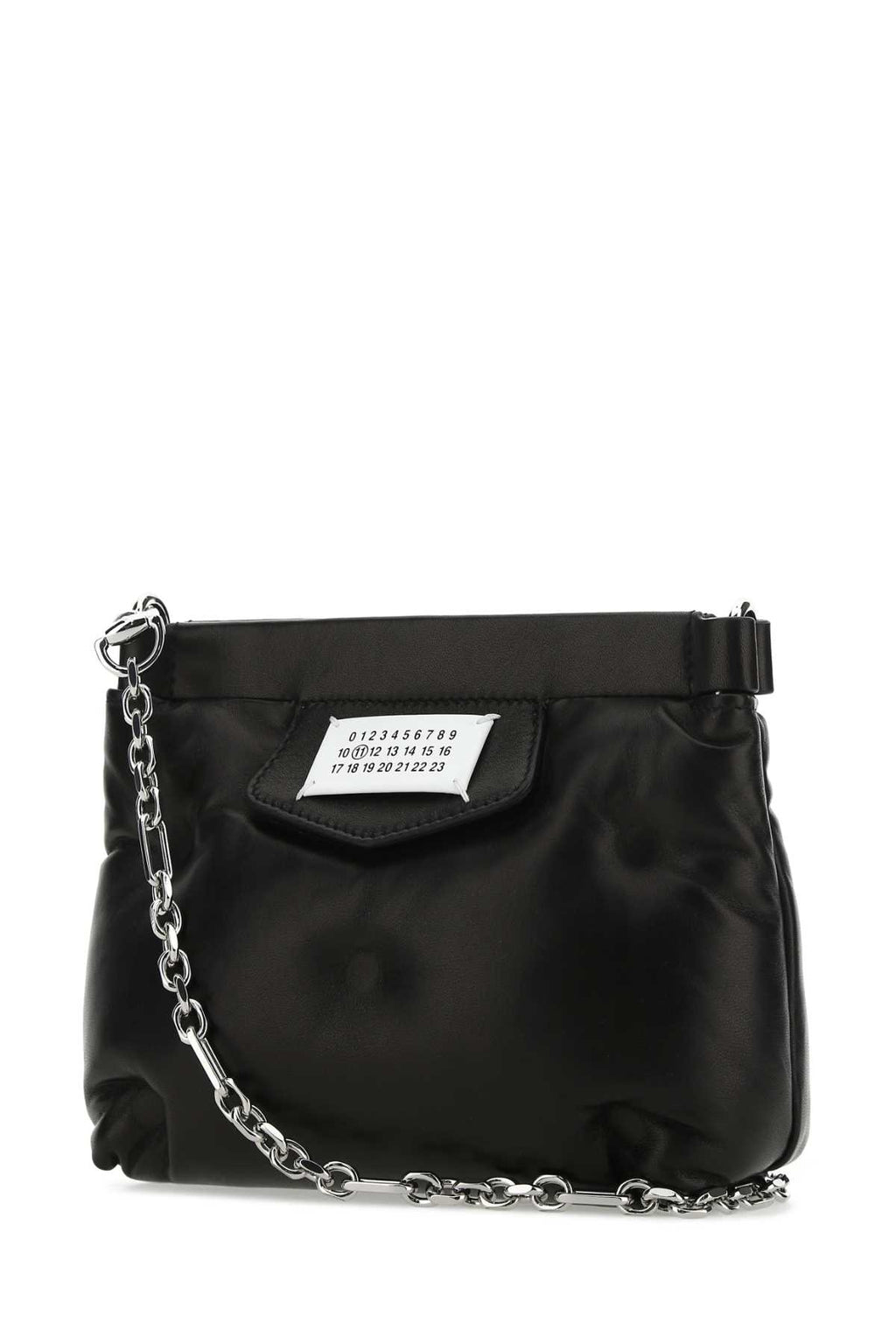 MAISON MARGIELA BORSA For Women Corpo: 100% Pelle Ovina - Applicazione: 100% Pelle Bovina - Fodera: 100% Poliestere - Interno: 100% Pelle Ovina - Minuteria Metallica: 60% Ottone 40% Zinc Alloy - Minuteria Metallica 1: 100% Zinc Alloy - Minuteria Metallica 2: 100% Ottone